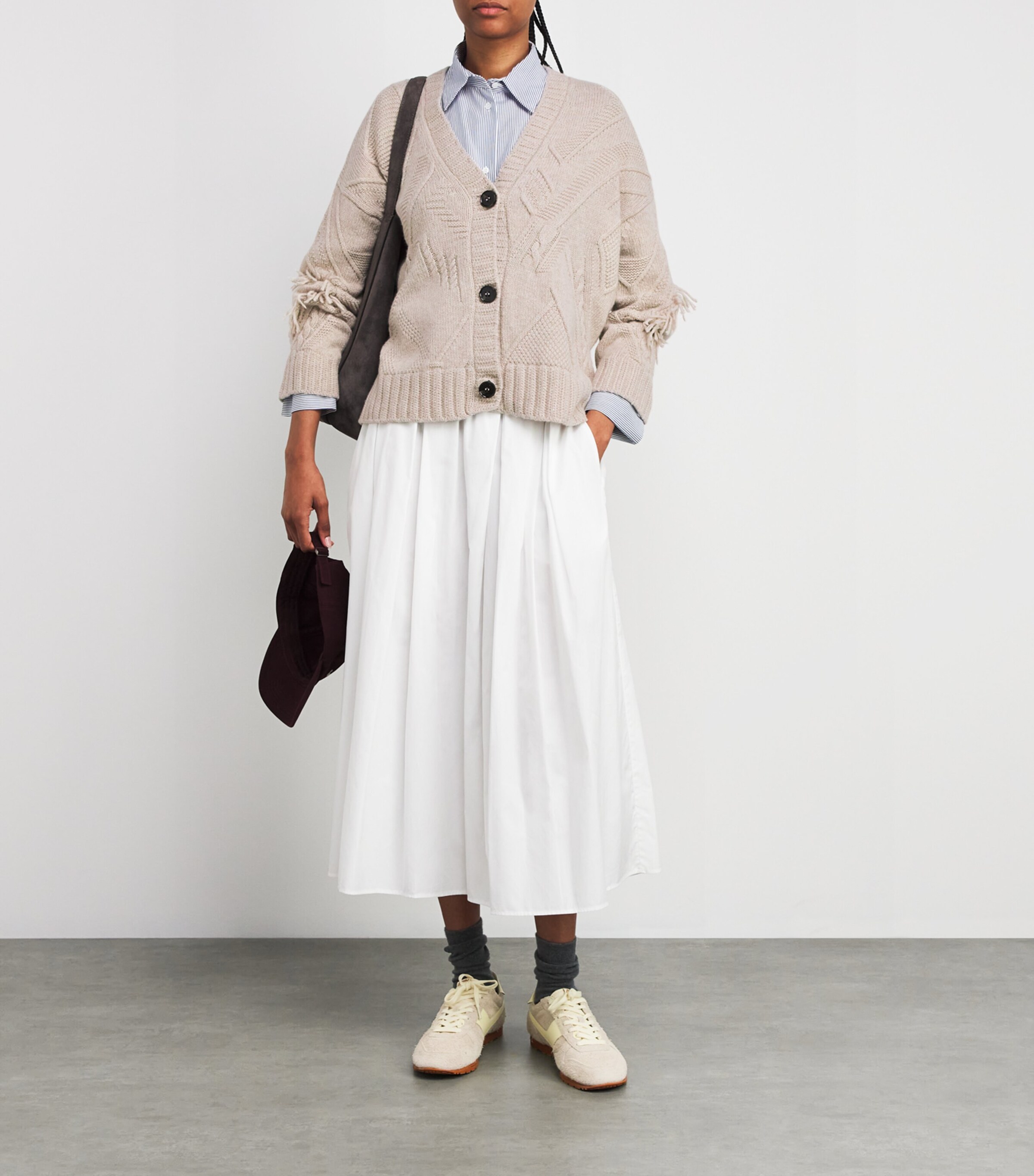 Weekend Max Mara Virgin Wool Fringe Cardigan | Women Clothing | Knitwear | Cardigans | Designers | Weekend Max Mara Weekend Max Mara Virgin Wool Fringe Cardigan | Women Clothing | Knitwear | Cardigans | Designers | Weekend Max Mara