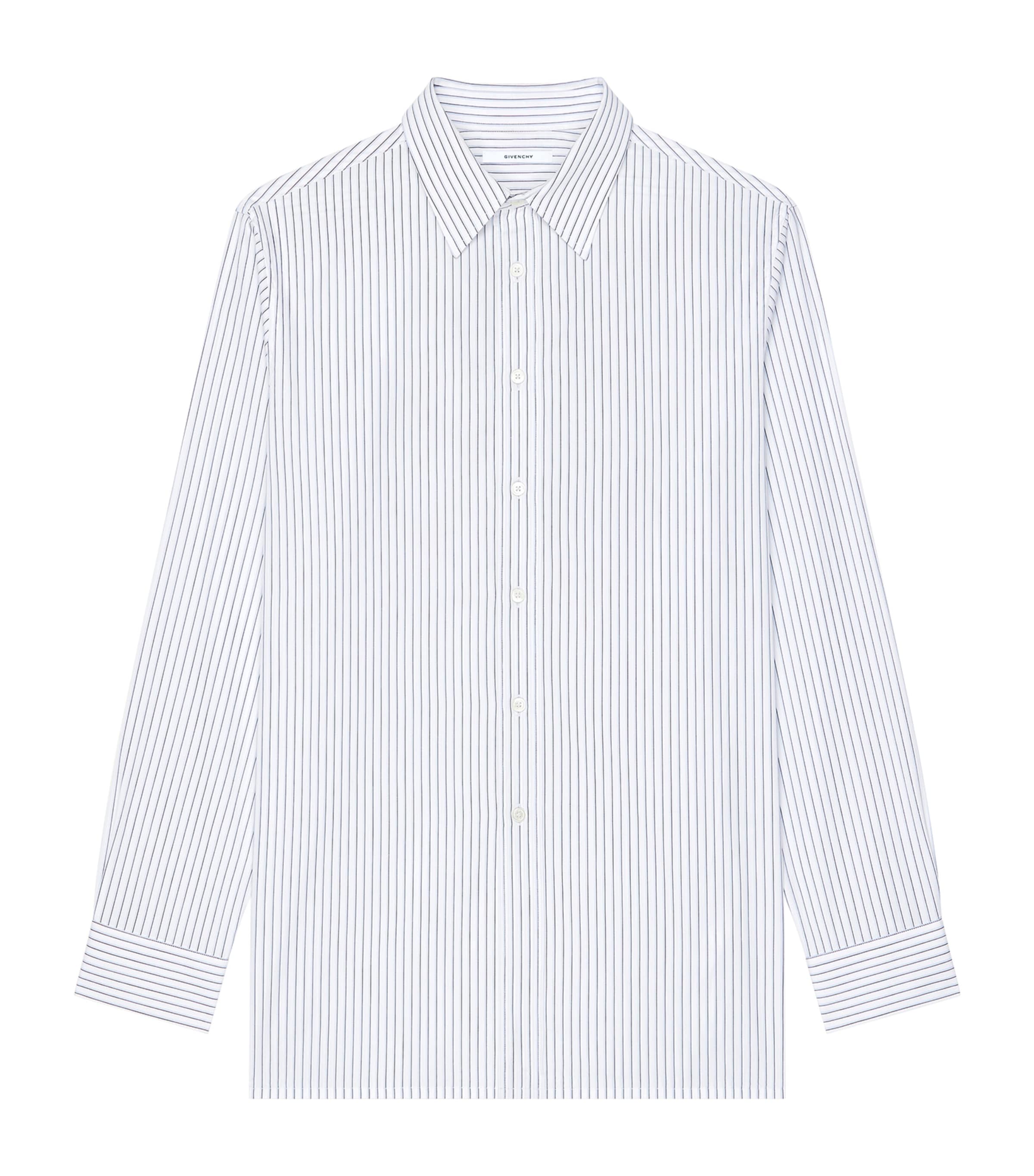 Givenchy Mens Cotton Stripe Shirt Image 1