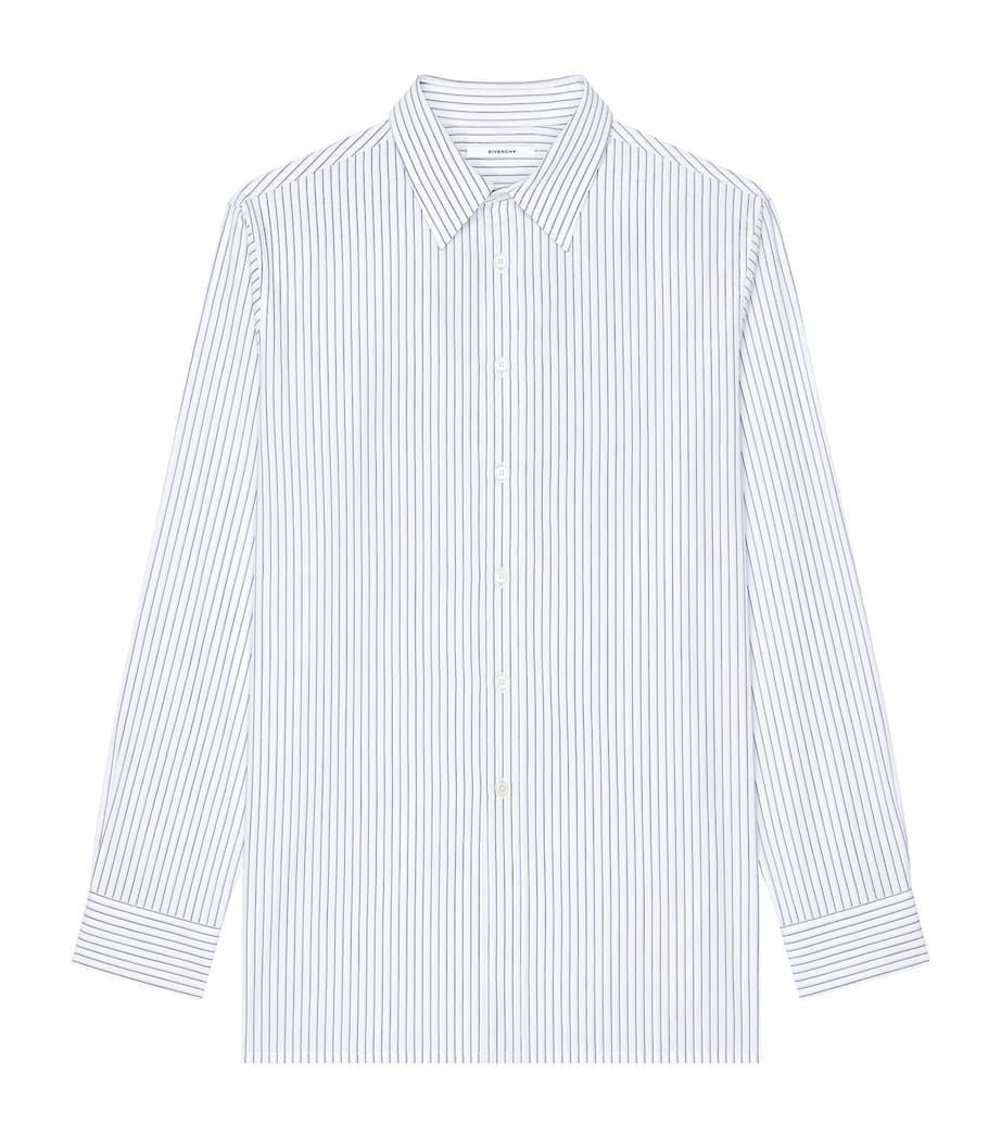 Givenchy Mens Cotton Stripe Shirt Image 1