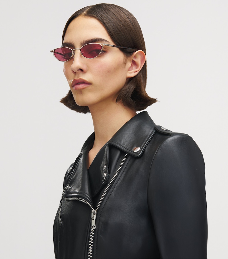 Tortoiseshell Oval Sunglasses 1276 Image 2