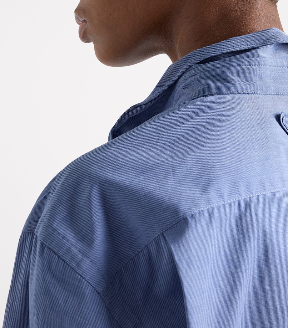 Cotton Shapeable Oversized Shirt F0216 Image 6