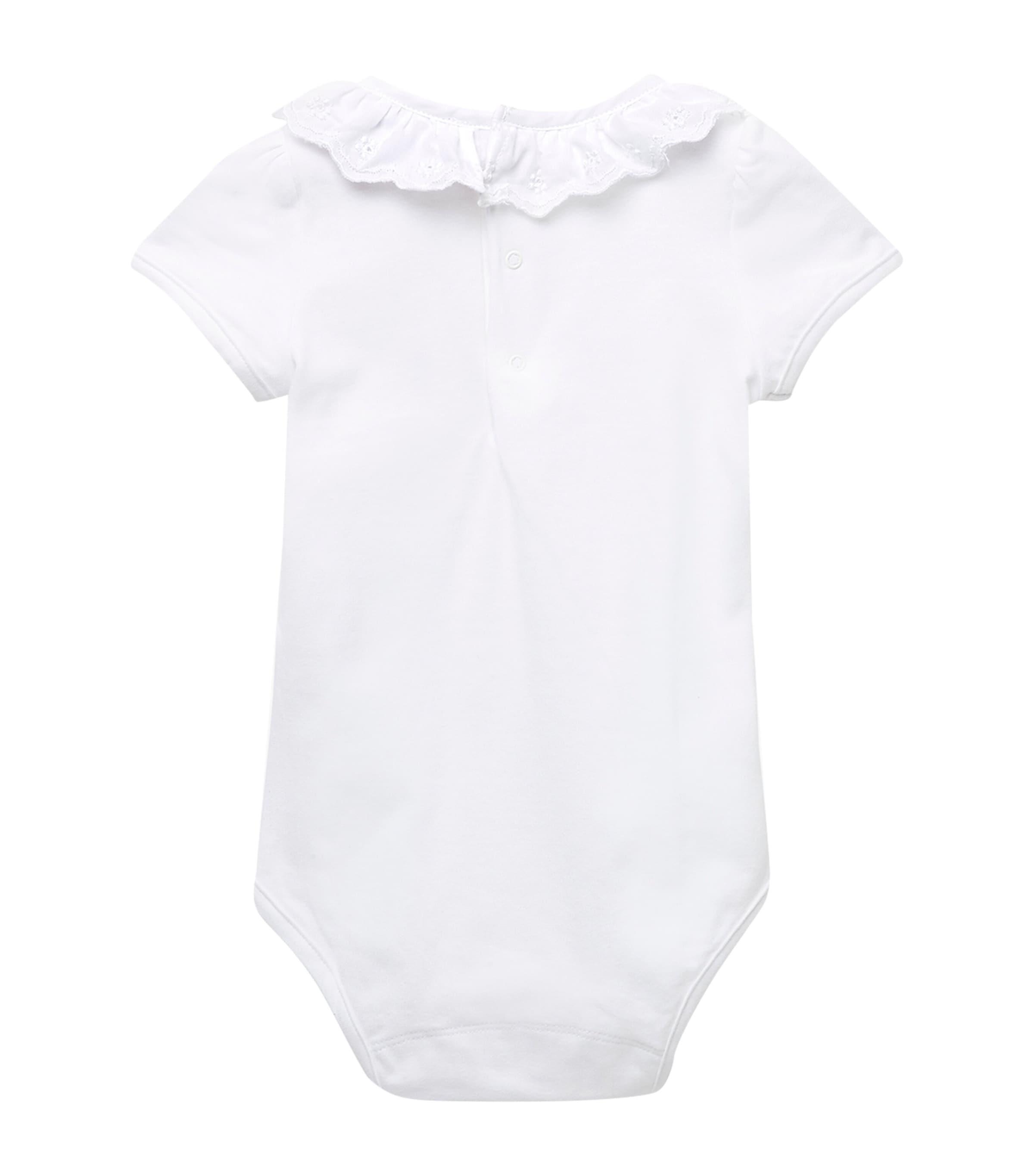 Broderie Anglaise Katie Bodysuit (3-24 Months) WHITE Image 4