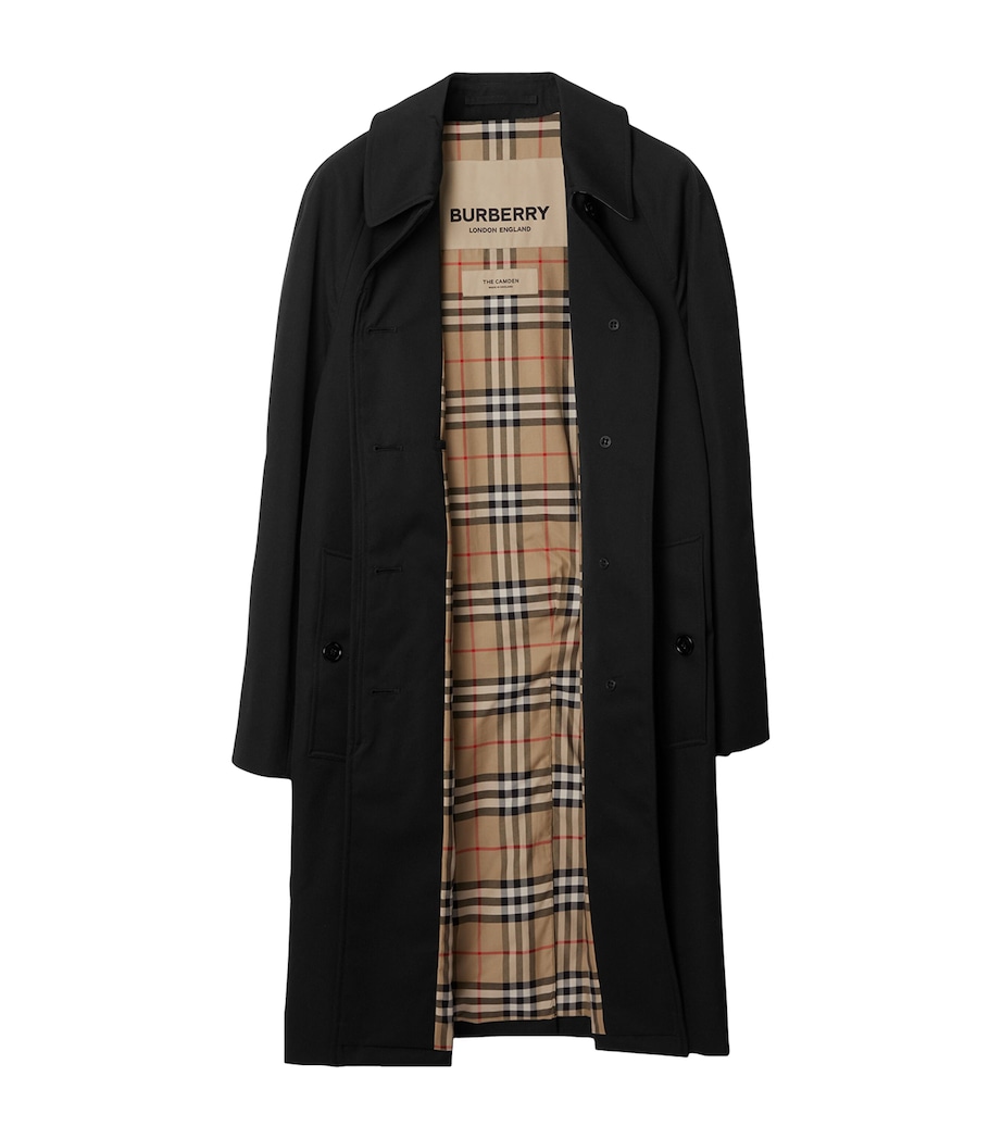 Gabardine Camden Car Coat BLACK Image 2