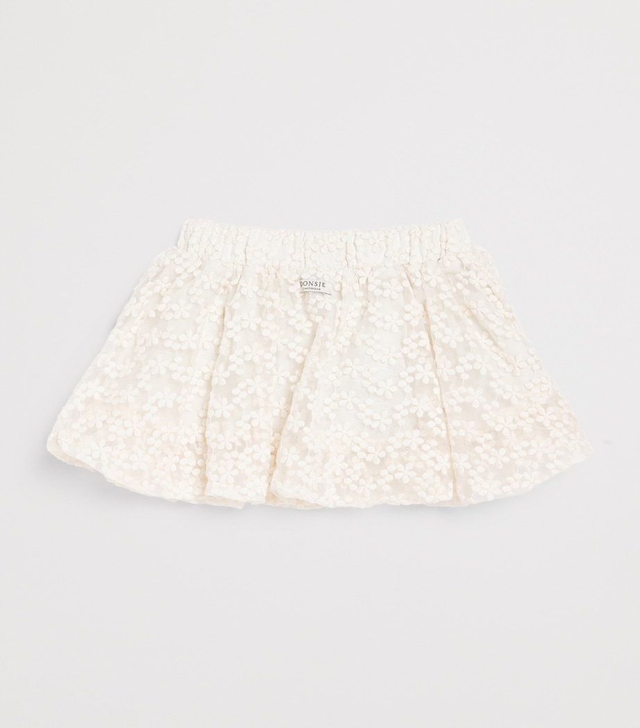 Cotton-Blend Justine Skirt (3-24 Months) 00003WARM WHITE Image 2