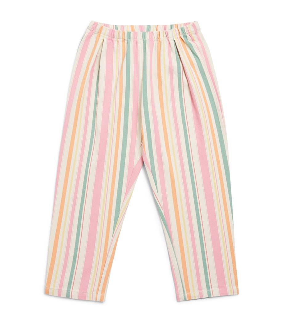 KONGES SLOJD Organic Cotton Frankie Trousers (12 Months-10 Years) Miami Stripe Image 1