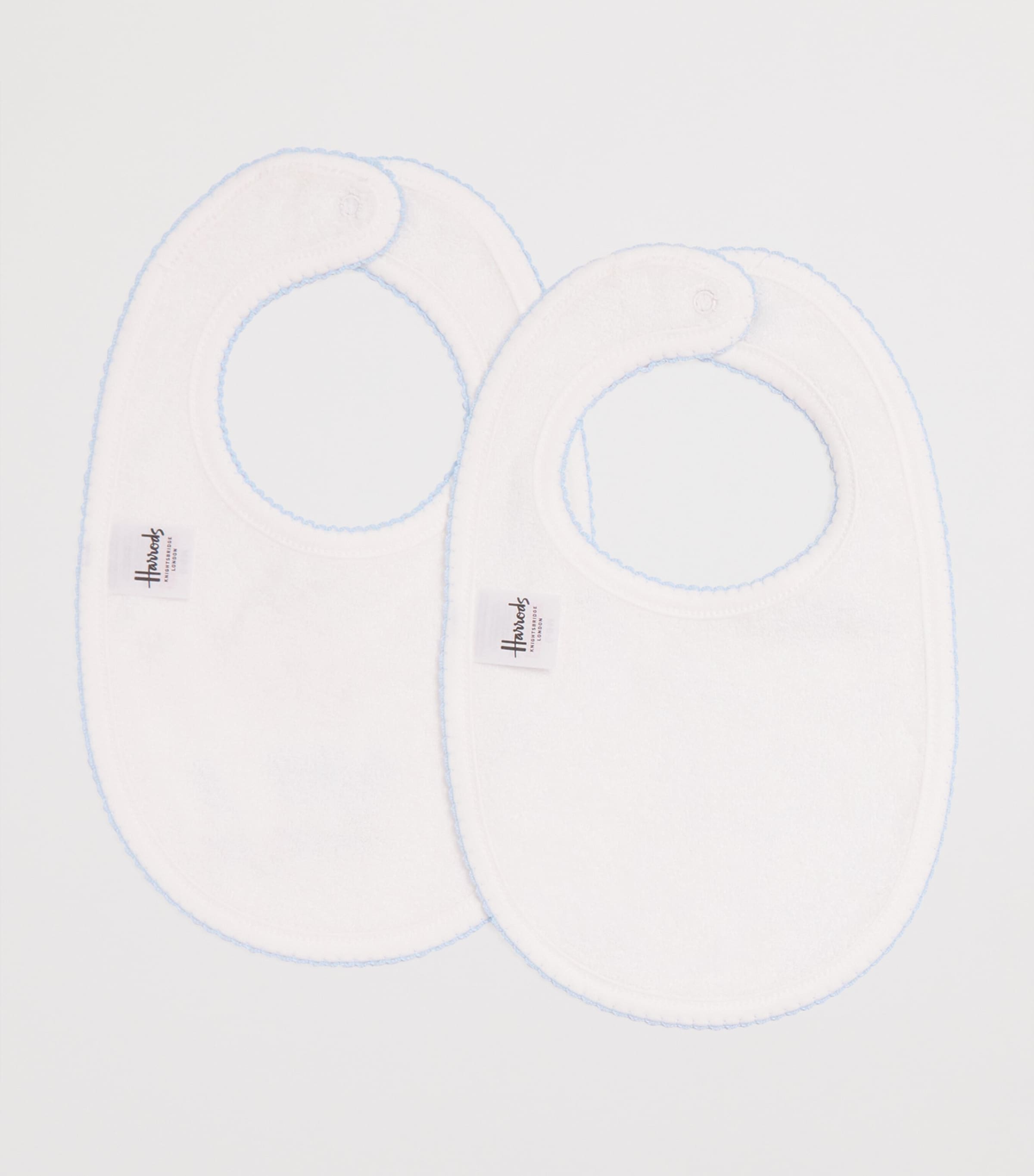Cotton Balloon Bib (Set of 2) BLUE Image 2