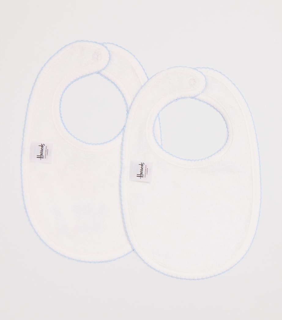 Cotton Balloon Bib (Set of 2) BLUE Image 2