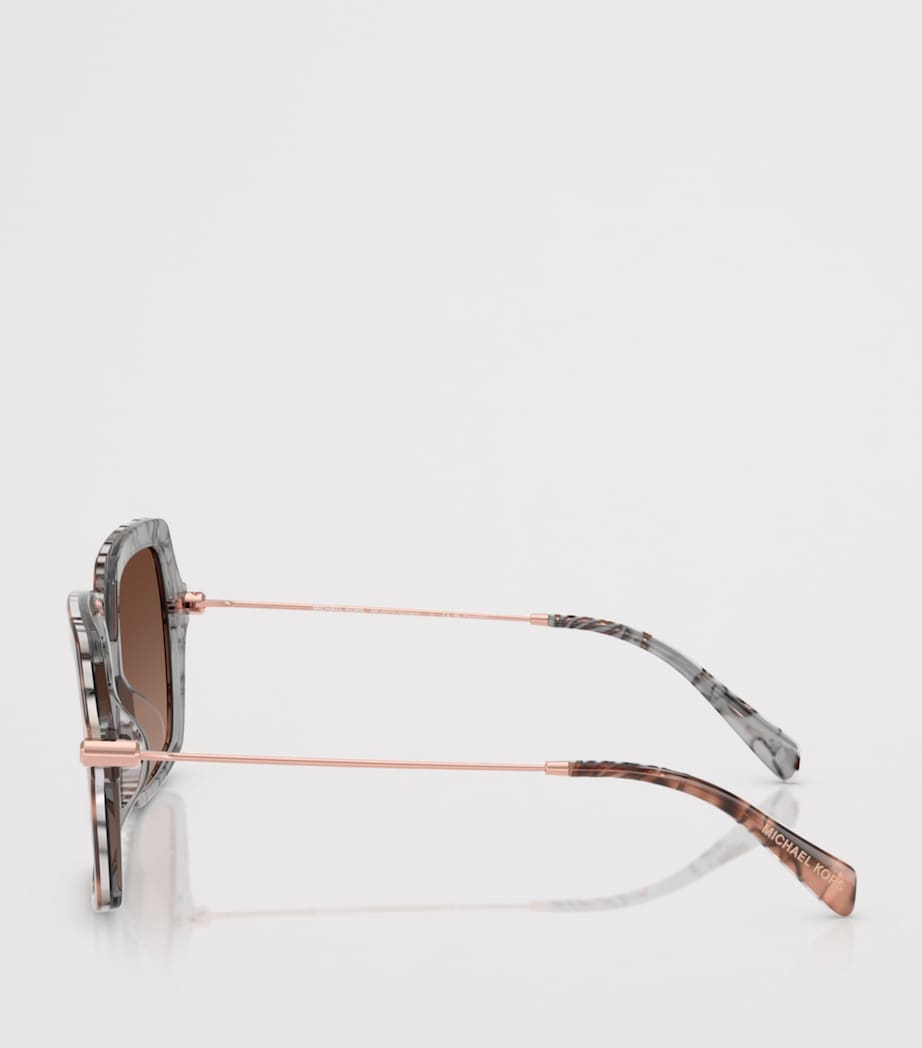 Michael Kors Quogue Square Sunglasses Brown Image 3