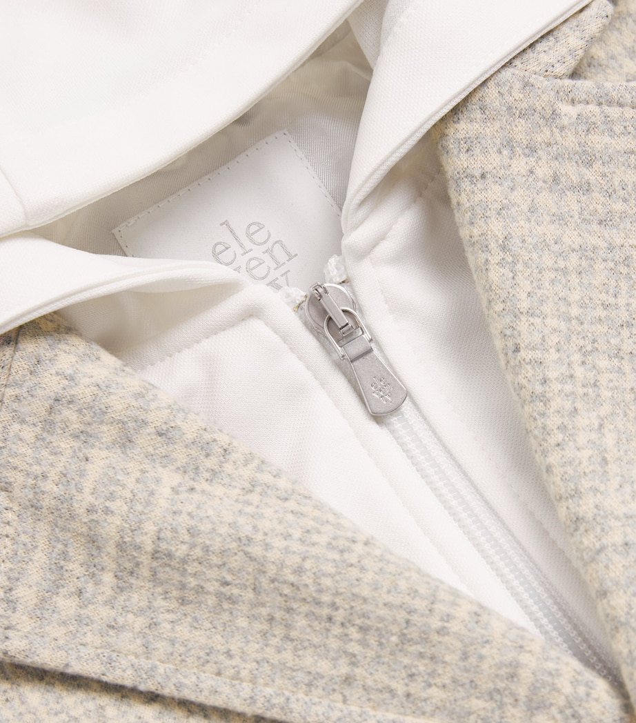 Hooded Check Suit Jacket (2-16 Years) 806BGGRIG.MED/BEIGE Image 4