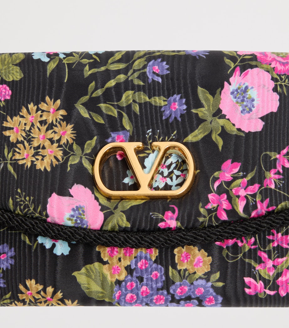 Small Moiré Papier Floral Shoulder Bag N96 Image 8