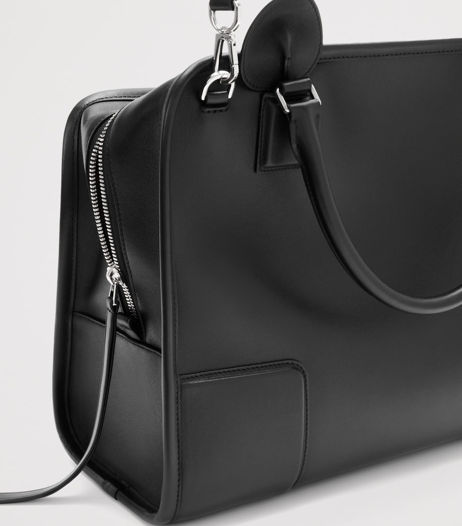 LOEWE Large Leather Amazona 180 Shoulder Bag Black Image 14
