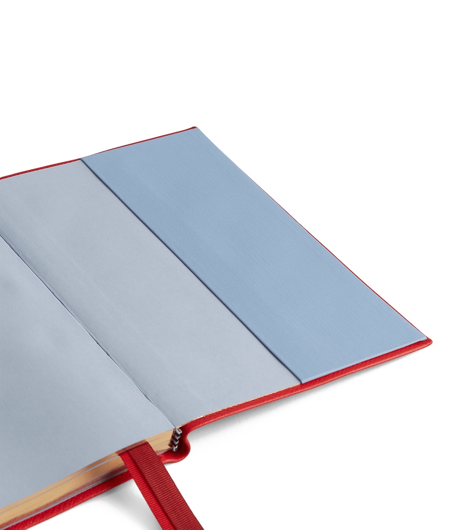 Leather Soho A5 2026 Diary SCARLET RED Image 4