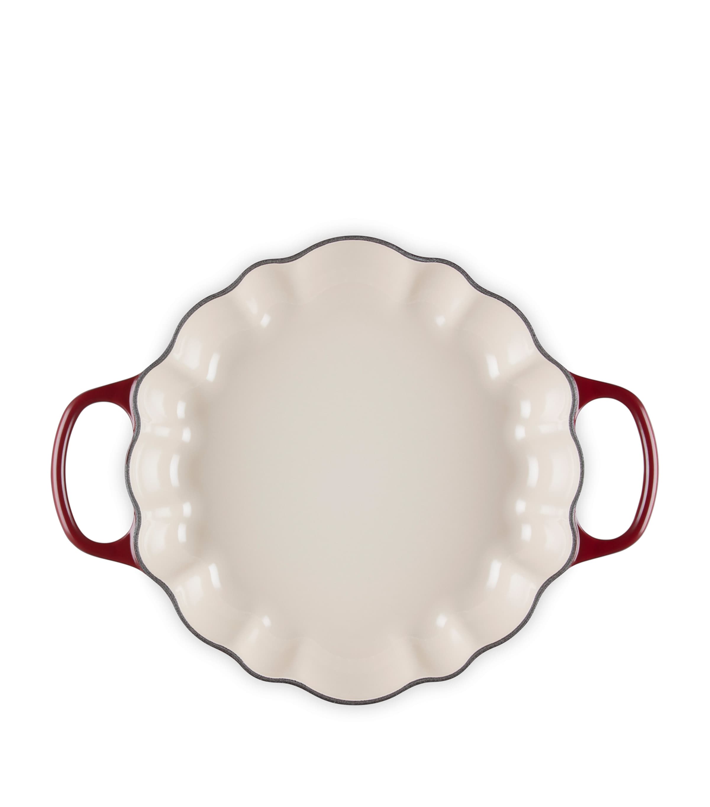 Cast Iron Pumpkin Shallow Casserole Dish (28cm) NO COLOUR Image 5