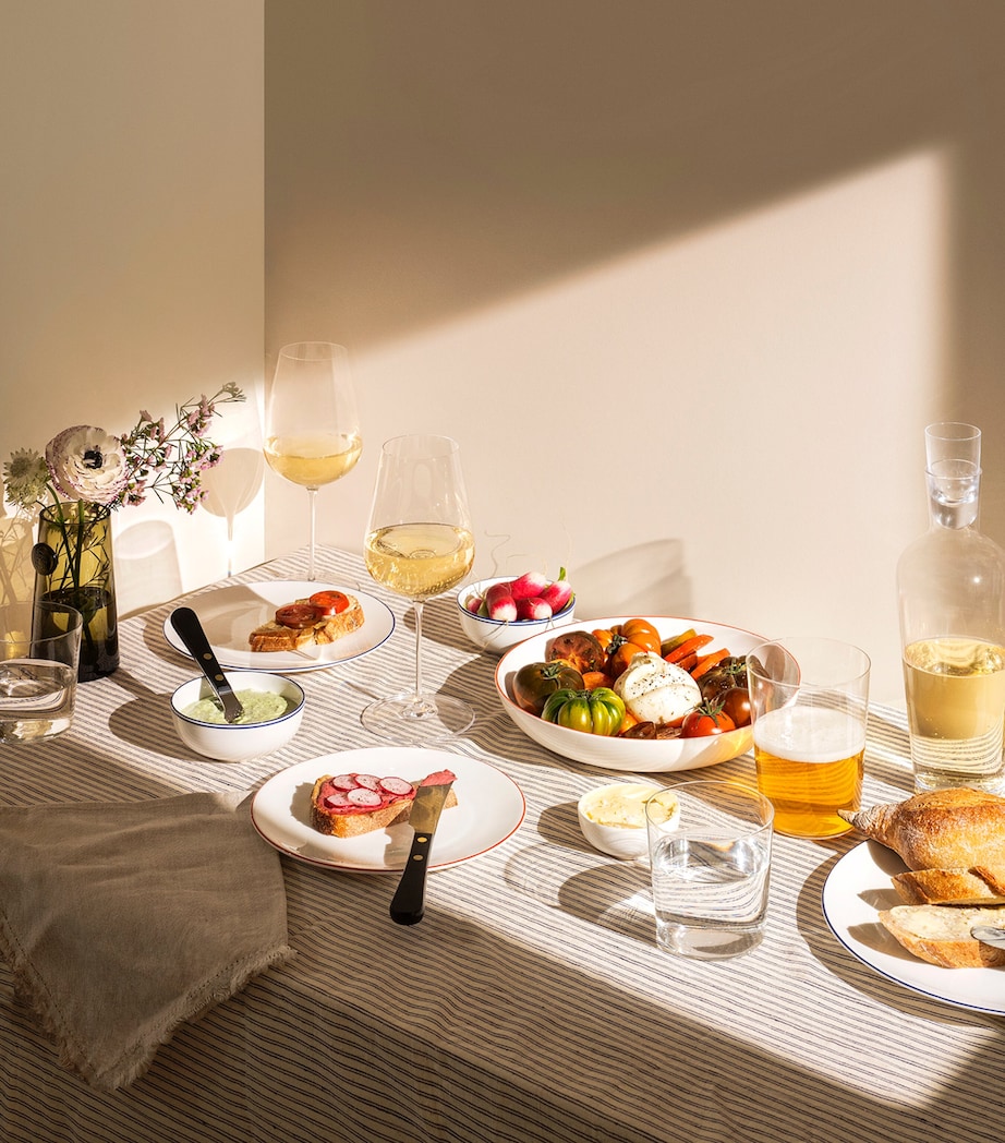 Richard Brendon Bone China Line Bread Plate (16cm) Forest Green Image 4