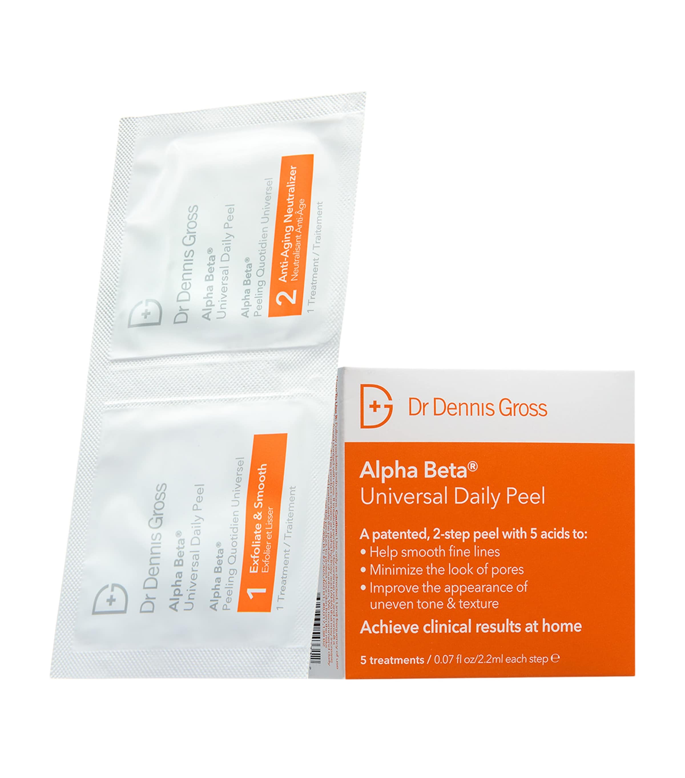 Dr Dennis Gross Universal Daily Peel (5 Treatments) | Skincare | Treatments | Designers | Dr Dennis Gross