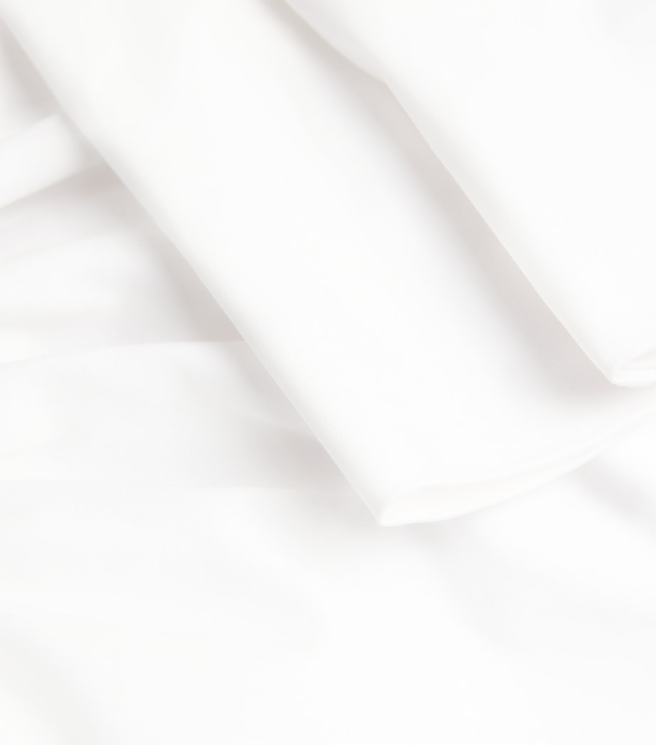 Stretch-Cotton Mini Dress WHITE Image 5