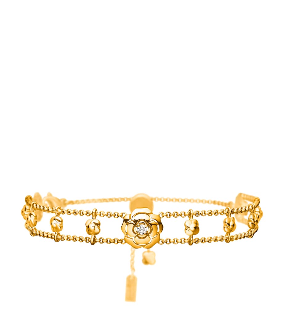 CHANEL Yellow Gold and Diamond Extrait de Camélia Bracelet Yellow Gold Image 1