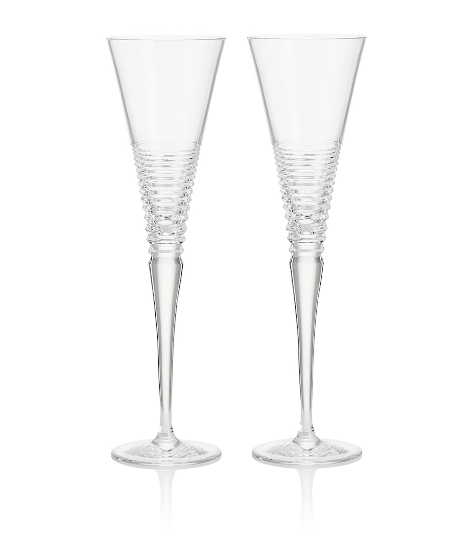 Waterford Set of 2 Circon Champagne Flutes (150ml) Clear