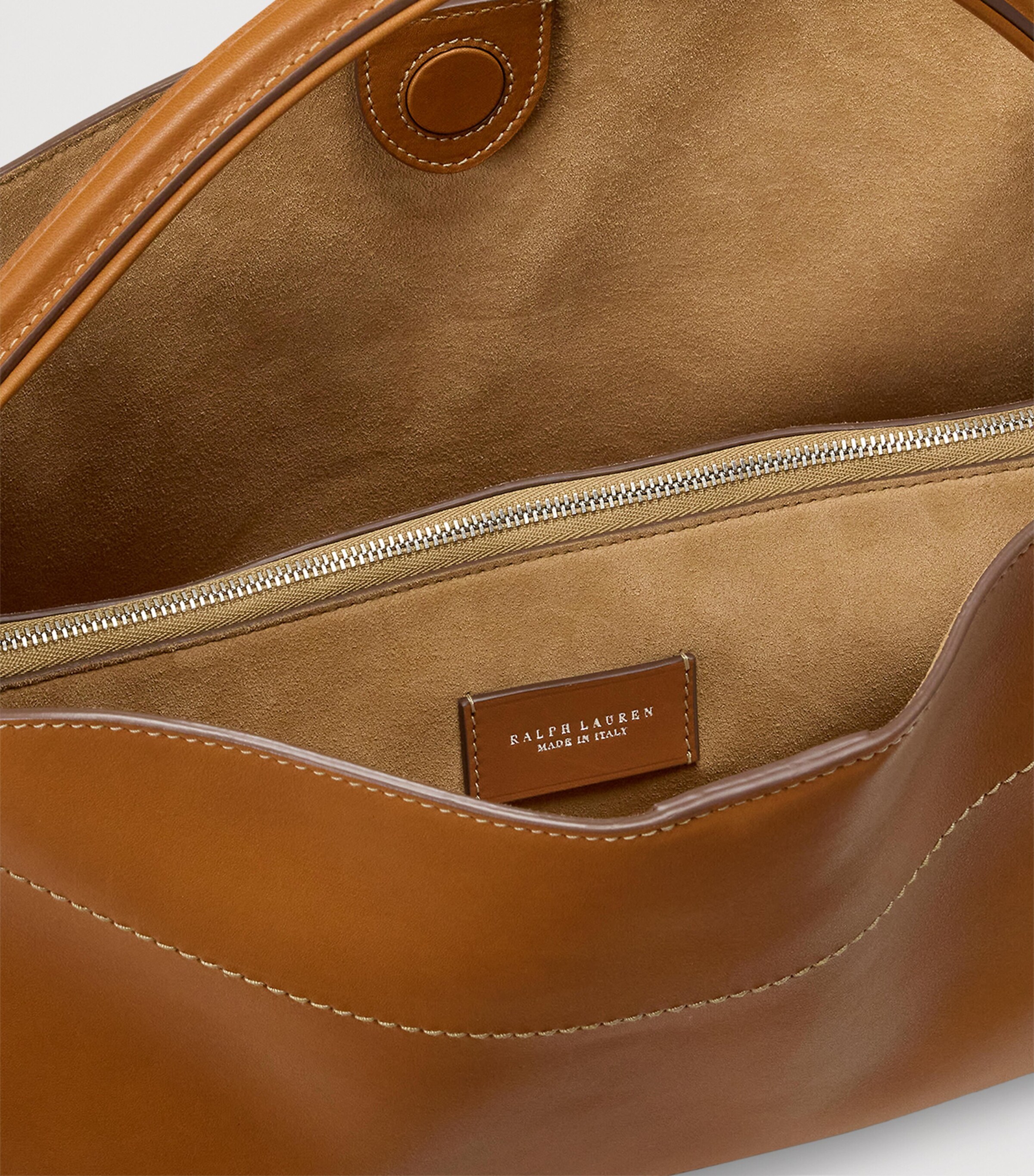 Leather RL 888 Top Handle Bag RL GOLD Image 8