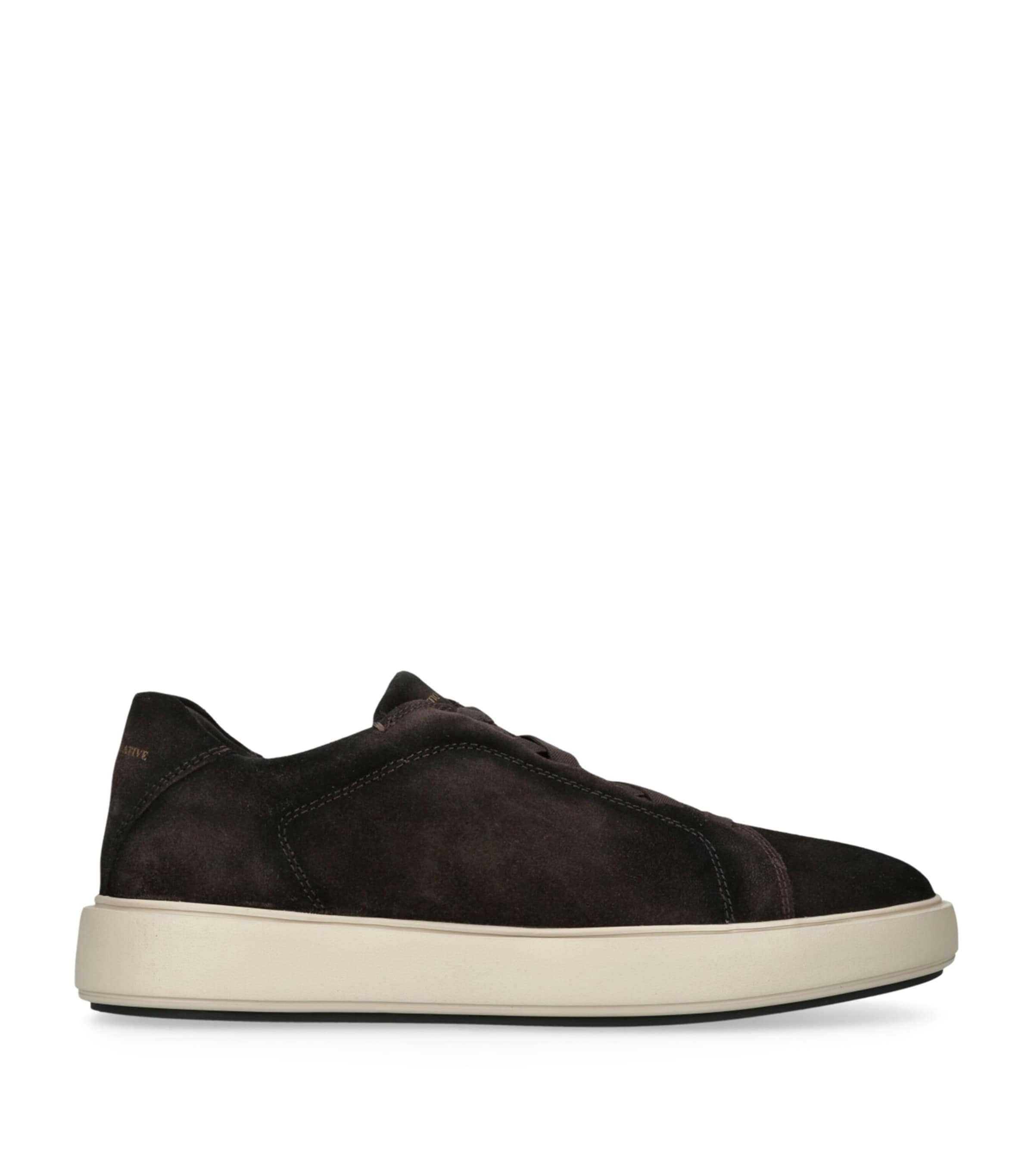 Officine Creative Slouch Suede Low-top Sneakers In Brown
