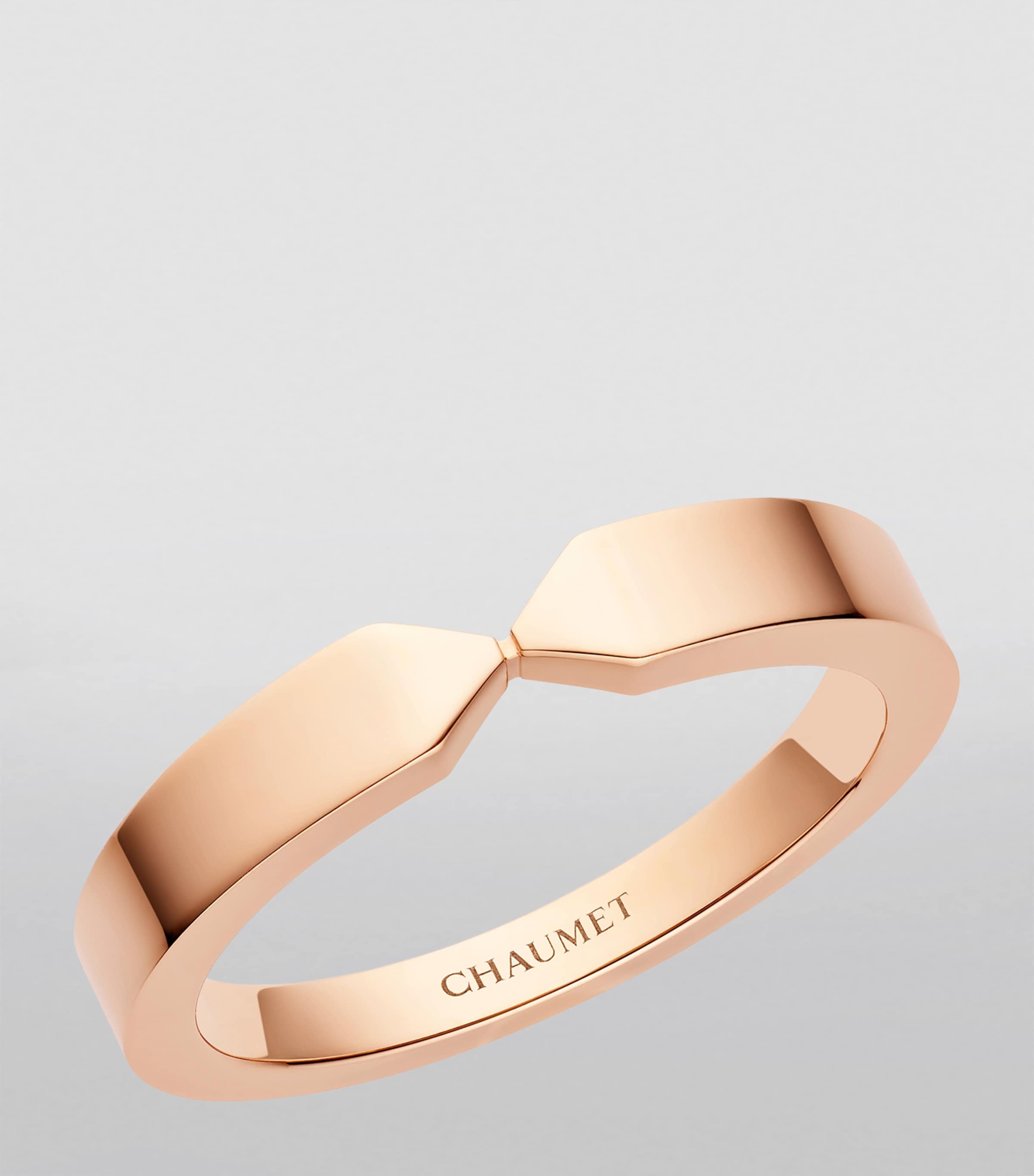 Rose Gold Triomphe de Chaumet Wedding Band PINK GOLD Image 2