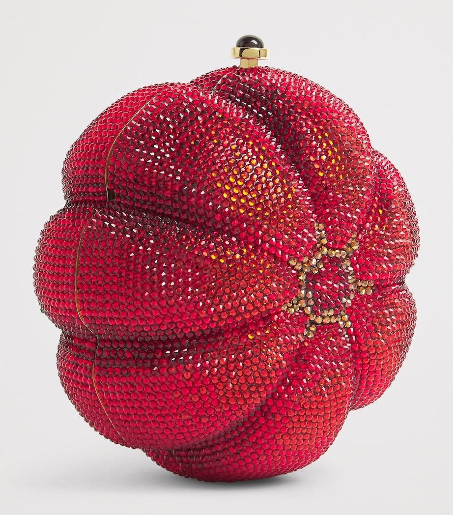 Judith Leiber Embellished Tomato Clutch Bag Chmpg Light Siam Mul Image 3