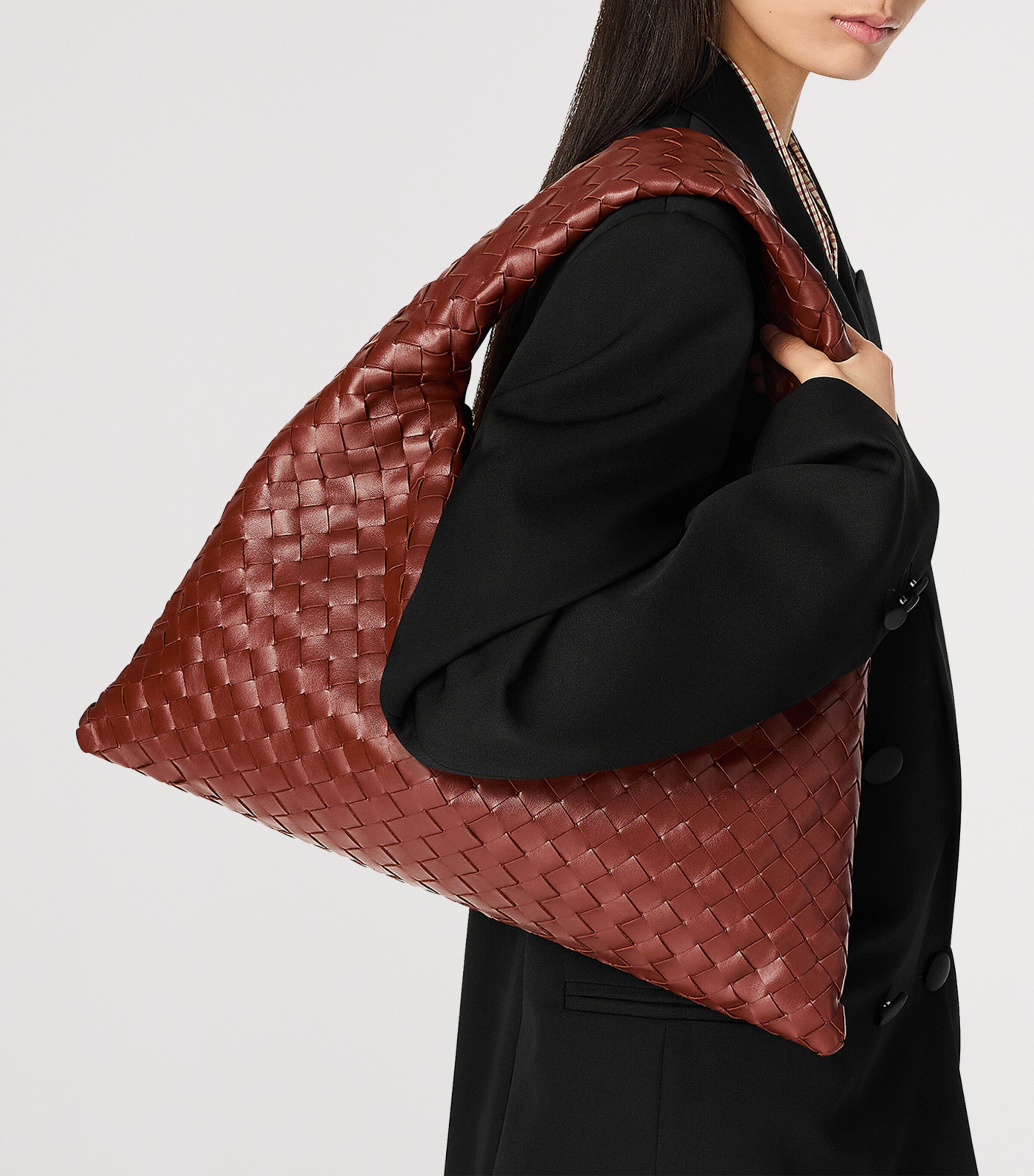 Bottega Veneta Calfskin Hop Shoulder Bag Image 5