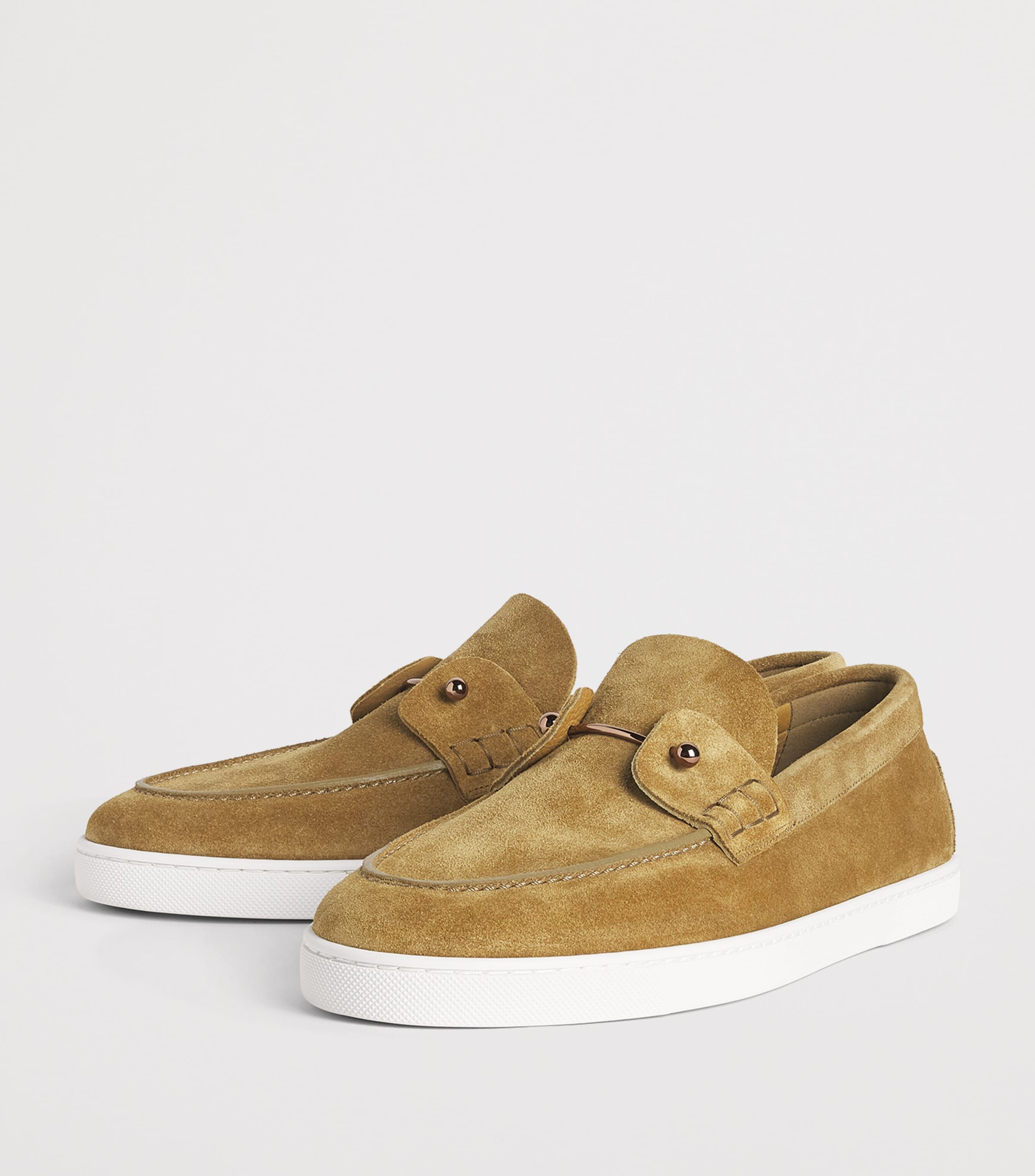 Christian Louboutin Chambeliboat Leather Boat Shoes Image 3