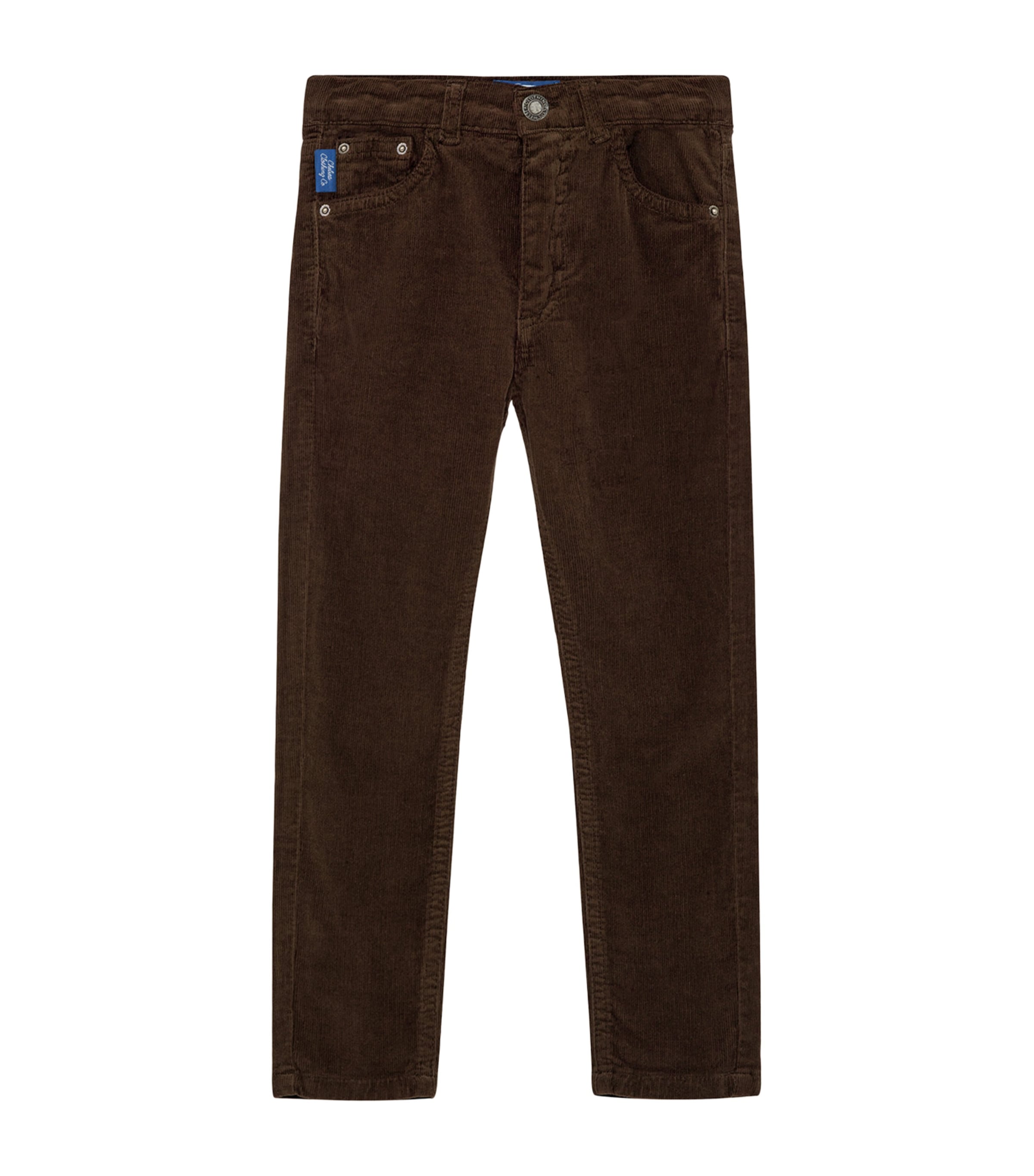 Shop Trotters Stretch-cotton Jake Jeans In Brown