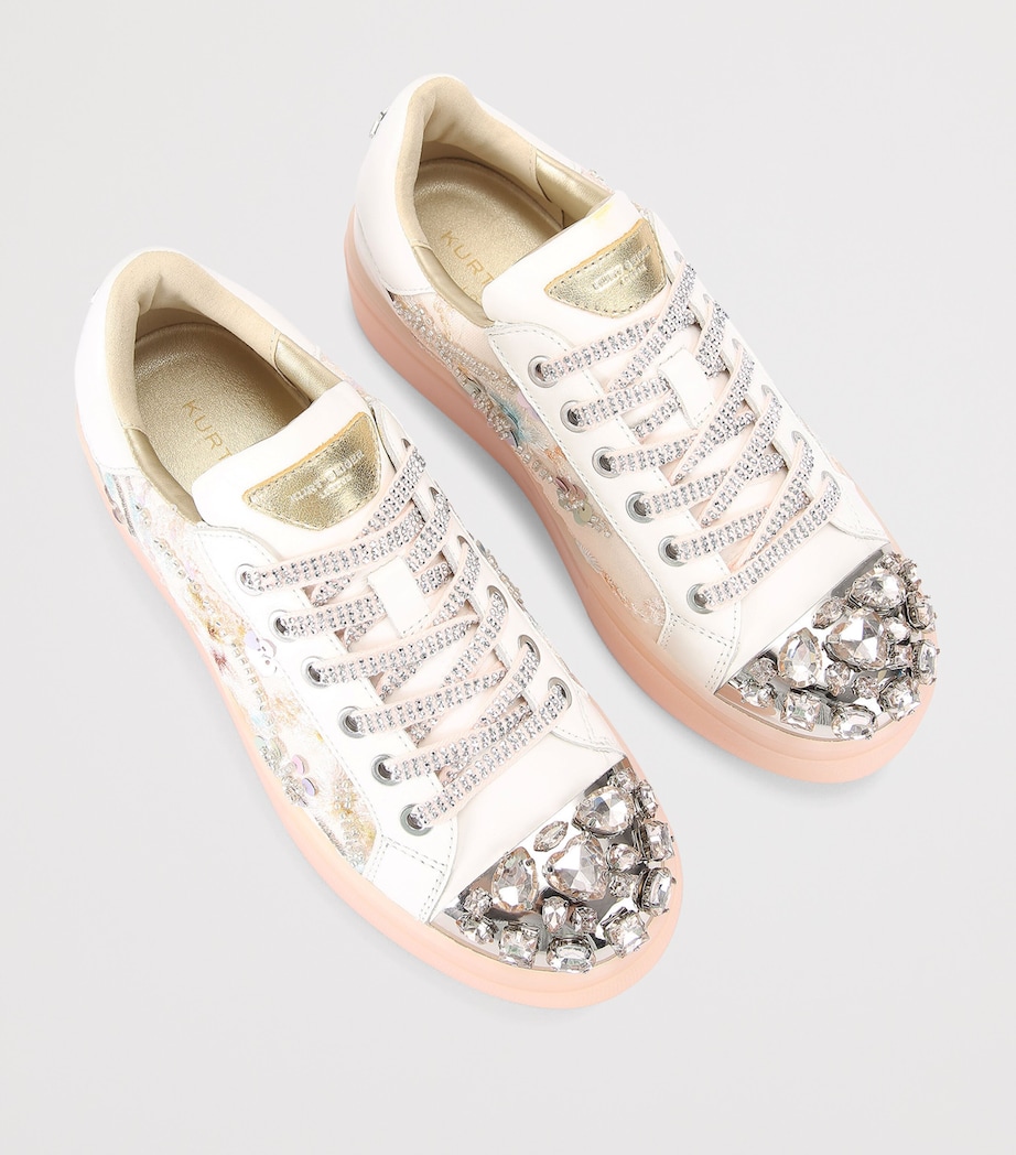 Embellished Cupsole Sneakers WHITE/OTH Image 4
