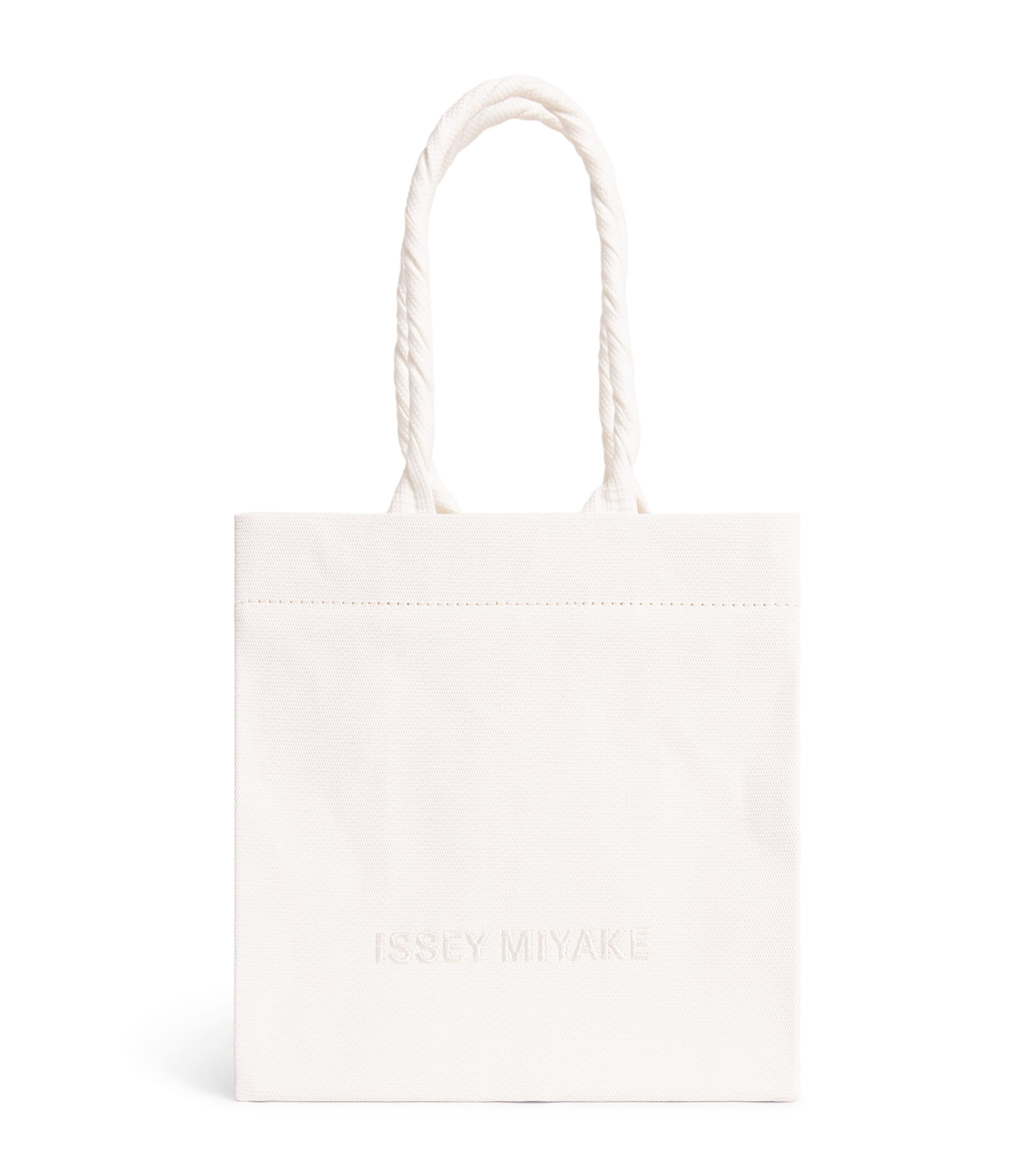Issey Miyake Paper Bag Tote Bag In White