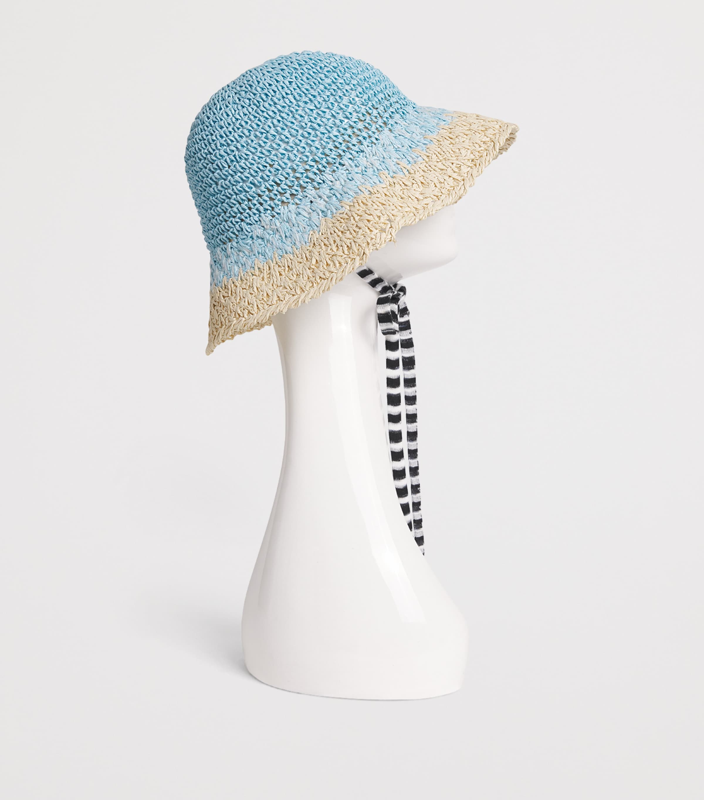 Straw Side Tie  Hat 0001 Image 2