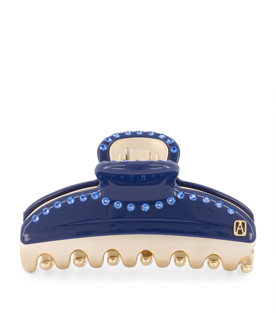 Gold-Plated Claw Hair Clip M5- MARINE/OR Image 1