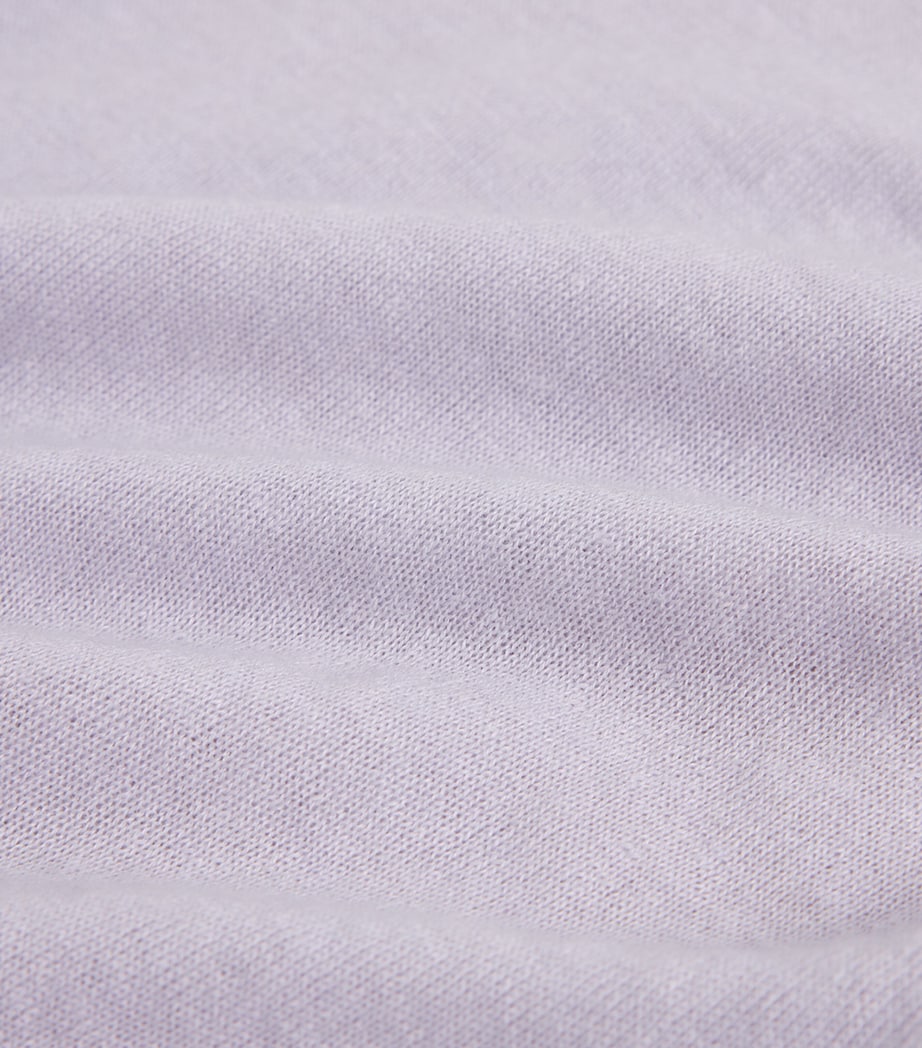 Dunhill Mens Linen-Cashmere Polo Shirt Image 5