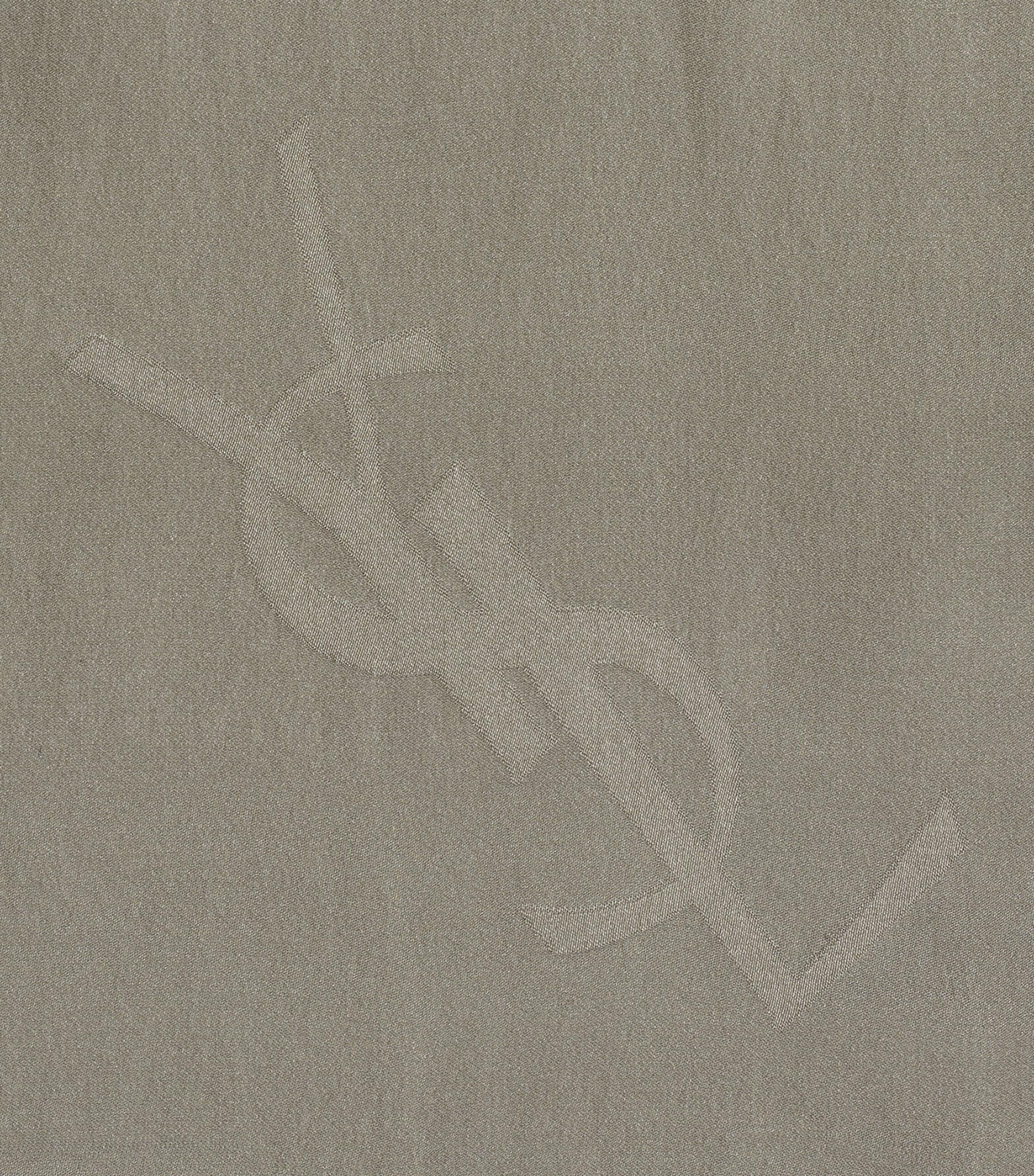 Saint Laurent Silk Cassandre Scarf | Harrods US
