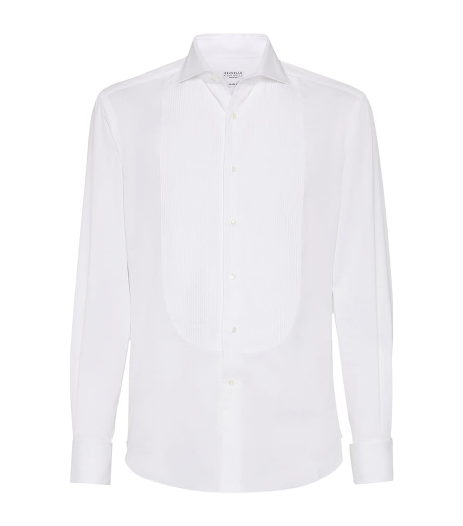 Sea Island Cotton Slim Tuxedo Shirt CCB50 Image 1