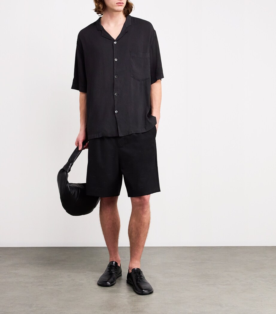 Barena Mens Short-Sleeve Shirt Nero Image 2