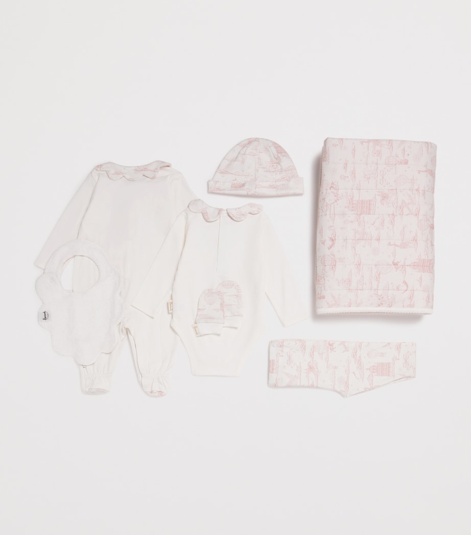 Cotton Jersey Balloon Baby Gift Set (0-18 Months) PINK Image 2