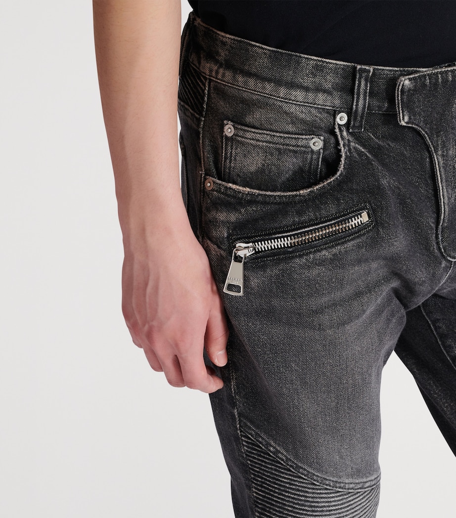 Biker Slim Jeans 9AZ GRIS DENIM Image 8