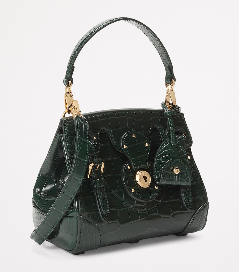 Alligator Leather Ricky 18 Top-Handle Bag HARRODS GREEN (TBC) Image 2