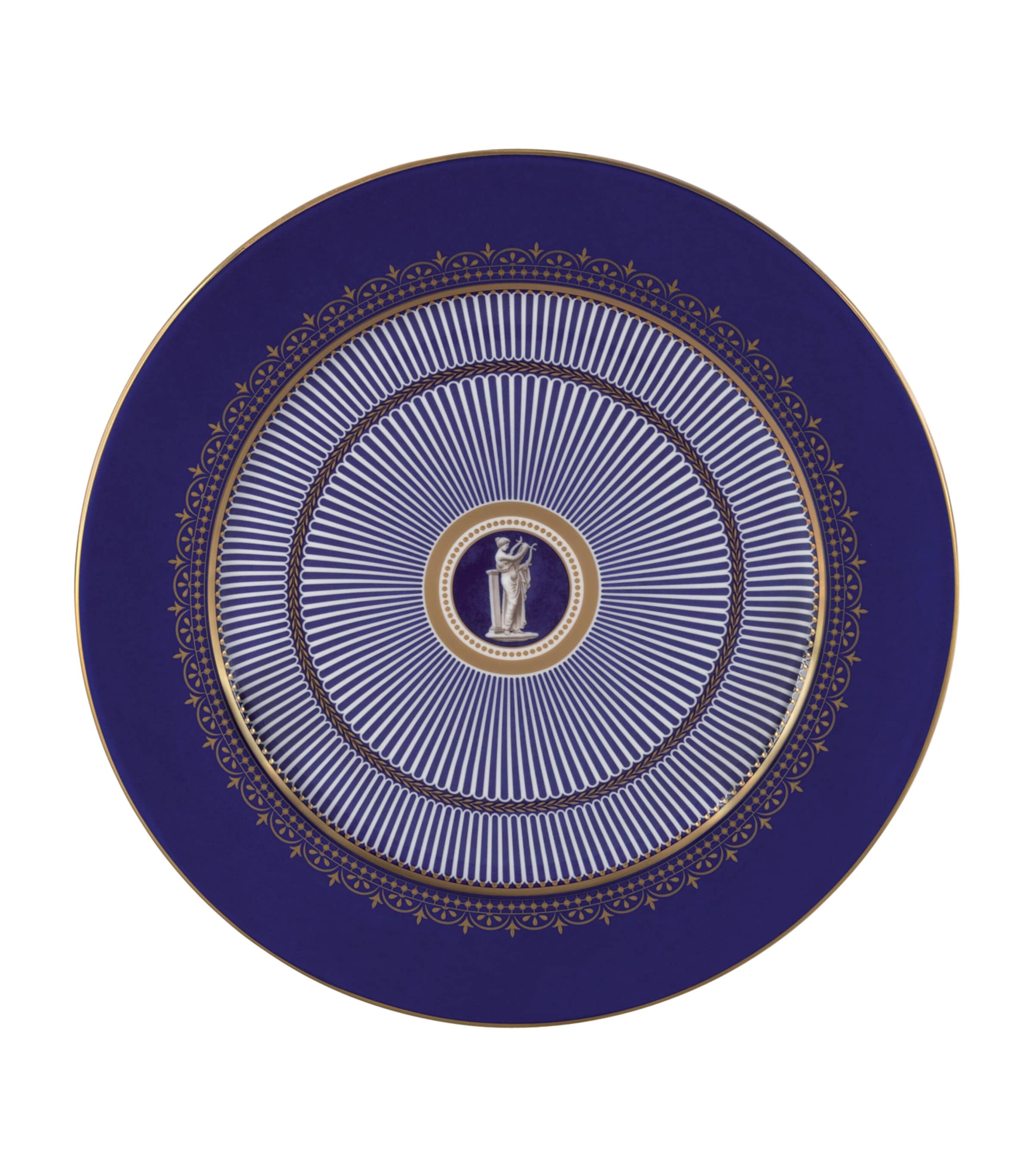 Wedgwood Prestige Anthemion Dinner Plate In Blue