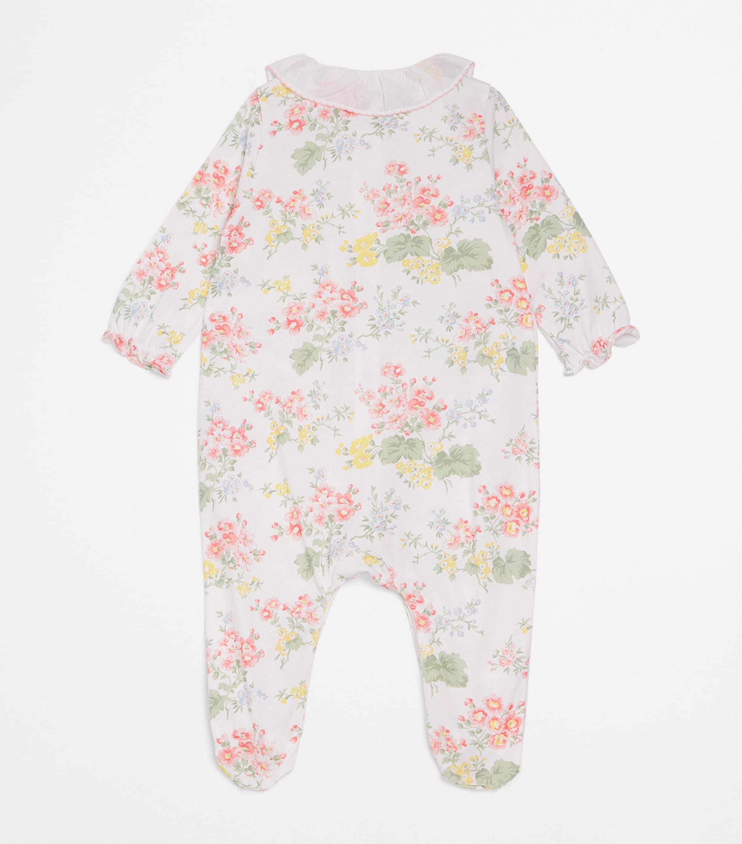 Tartine et Chocolat Cotton Floral All-In-One (Newborn-2 Years) Nacre Image 2