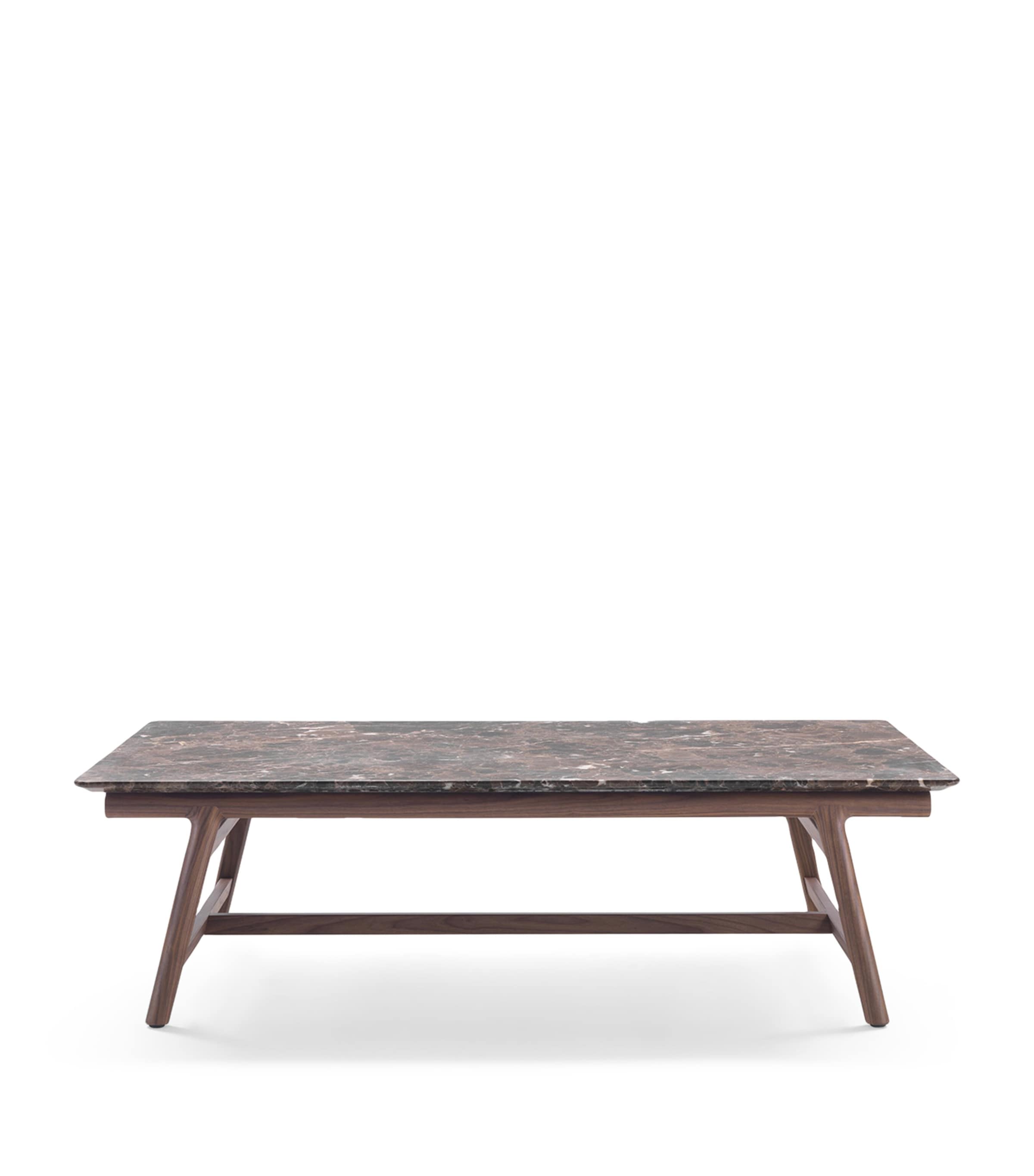 Small Marble-Topped Gianno Table BROWN Image 1