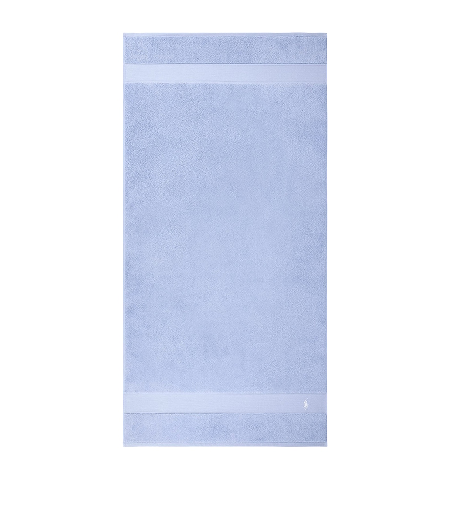 Ralph Lauren Home Polo Player Bath Towel (70cm x 140cm) Office Blue Image 6