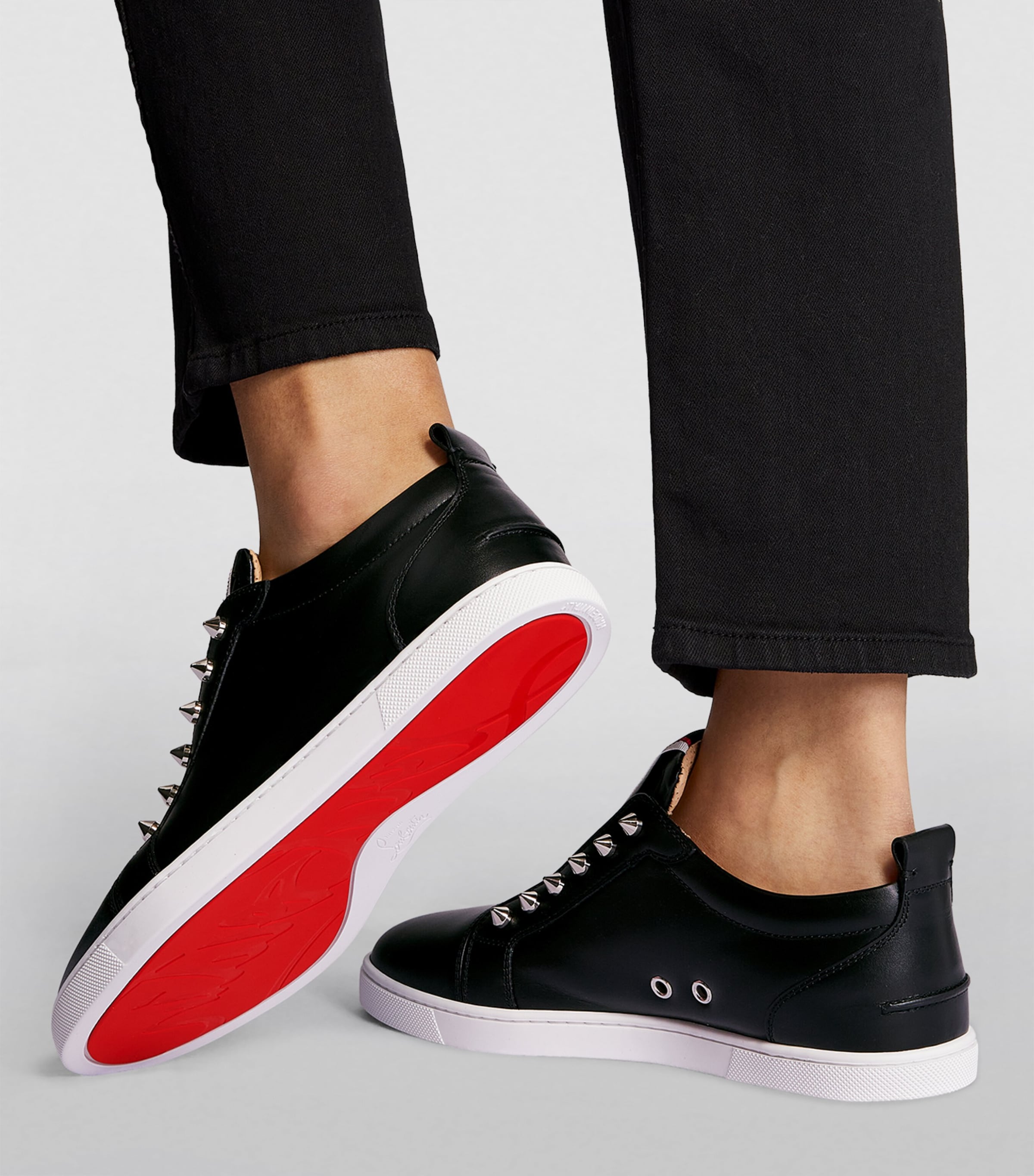 Christian Louboutin F.A.V Fique A Vontade Leather Slip-On Christian Louboutin F.A.V Fique A Vontade Leather Slip-On