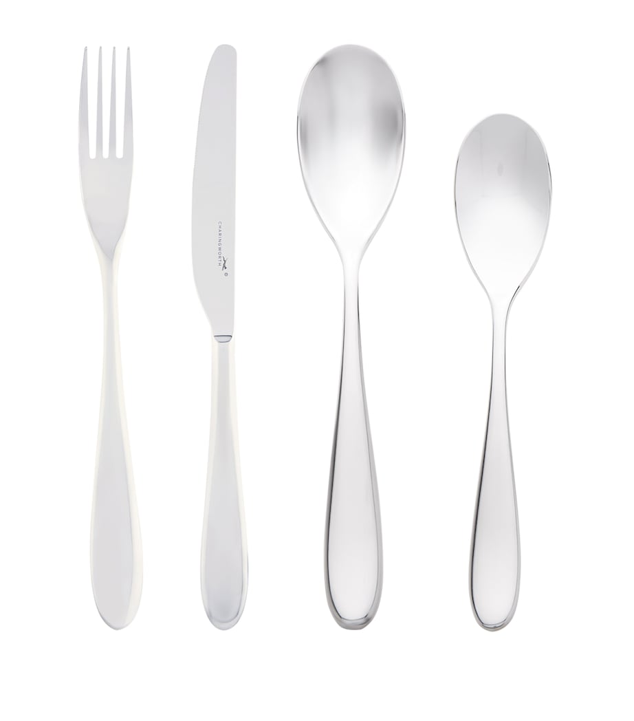 Santol Stainless Steel 24-Piece Cutlery Set SILVER Image 6