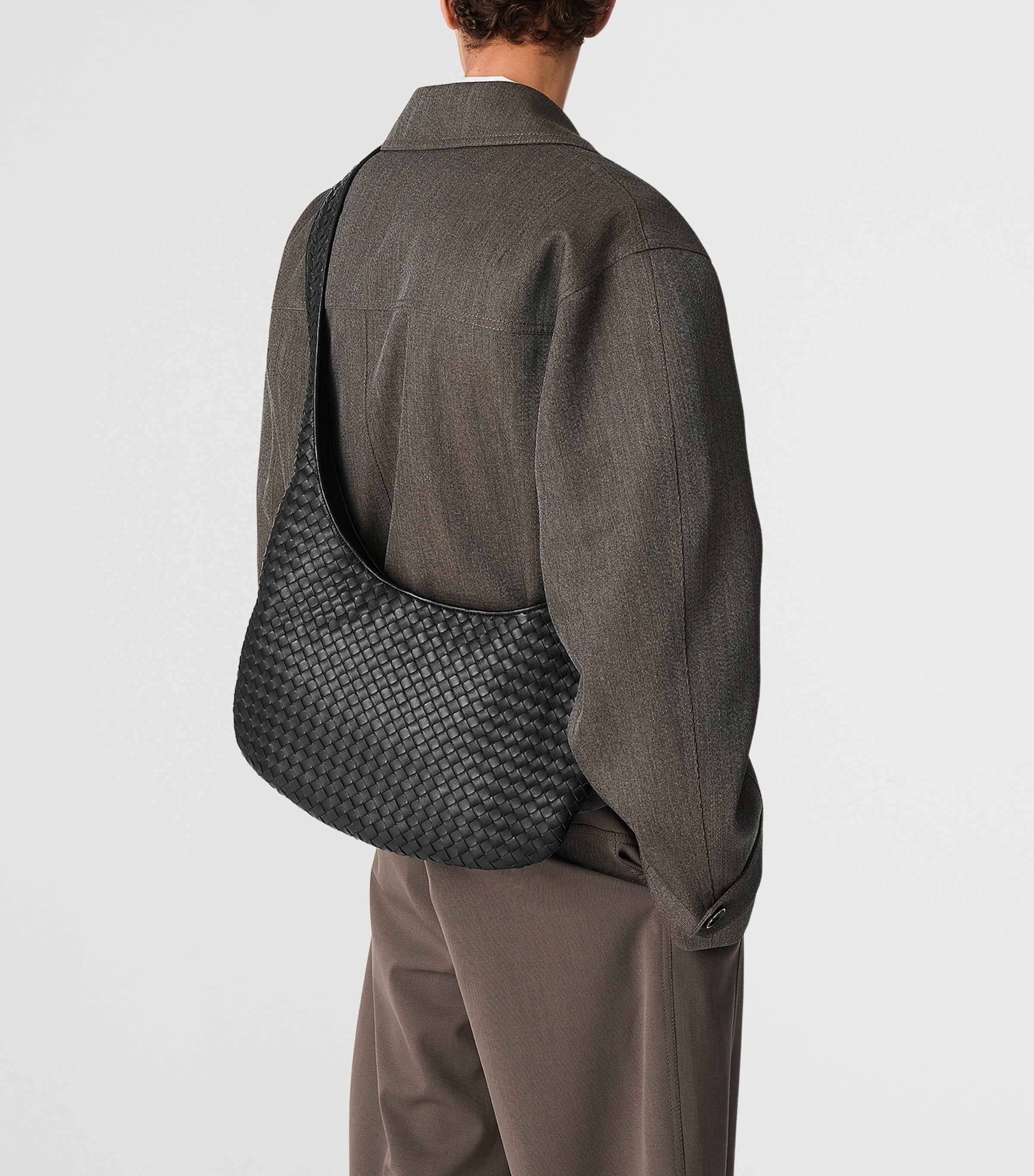 Bottega Veneta Nappa Leather Veneto Cross-Body Bag | Harrods US