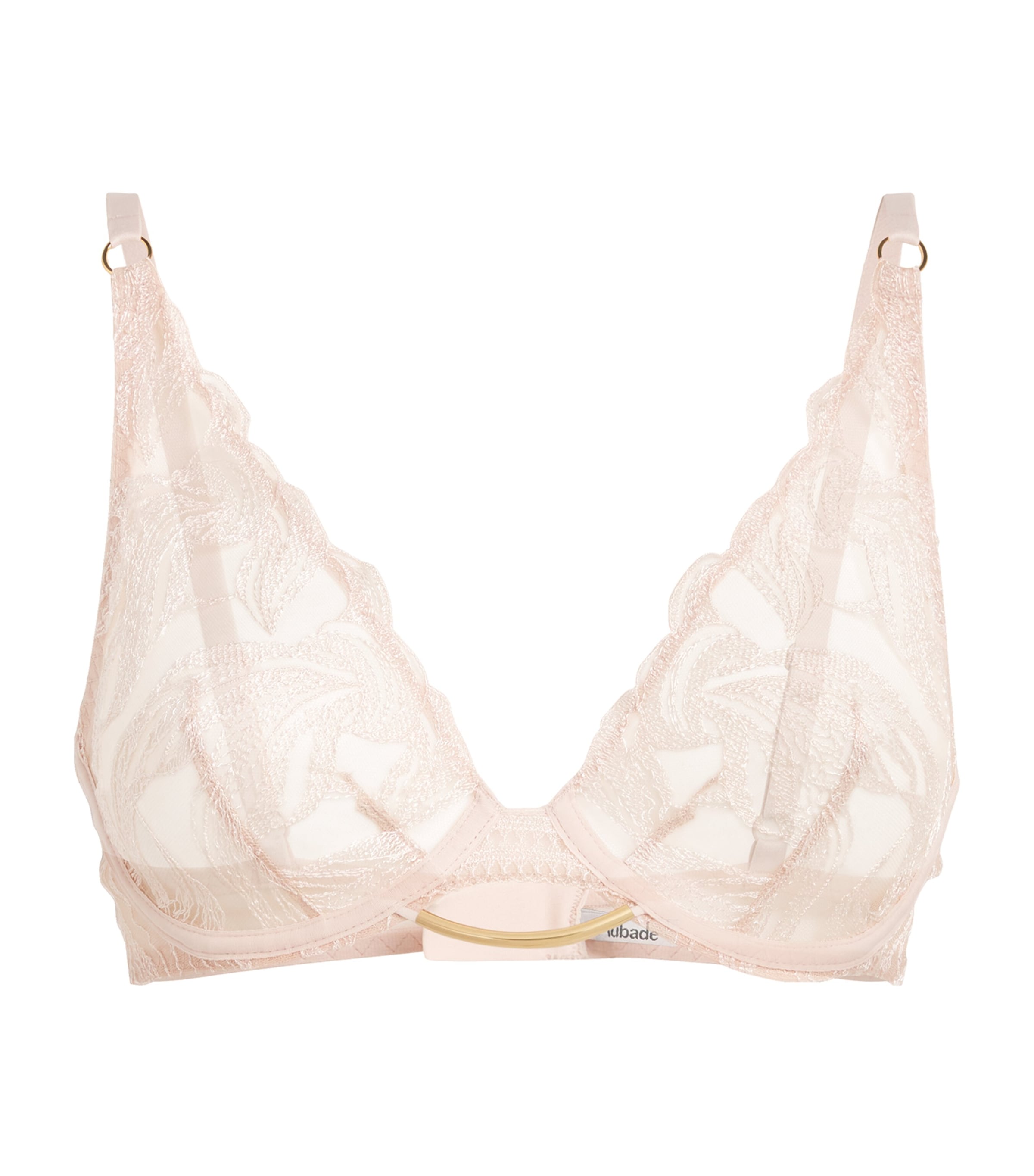 Shop Aubade Into The Groove Triangle Bra In Beige