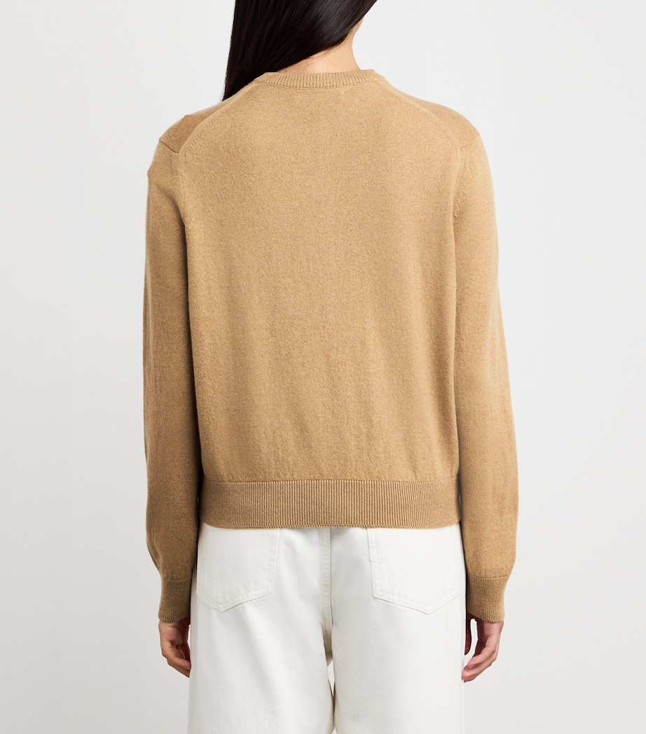 Cashmere Classic Cardigan HB4404 CAMEL Image 4