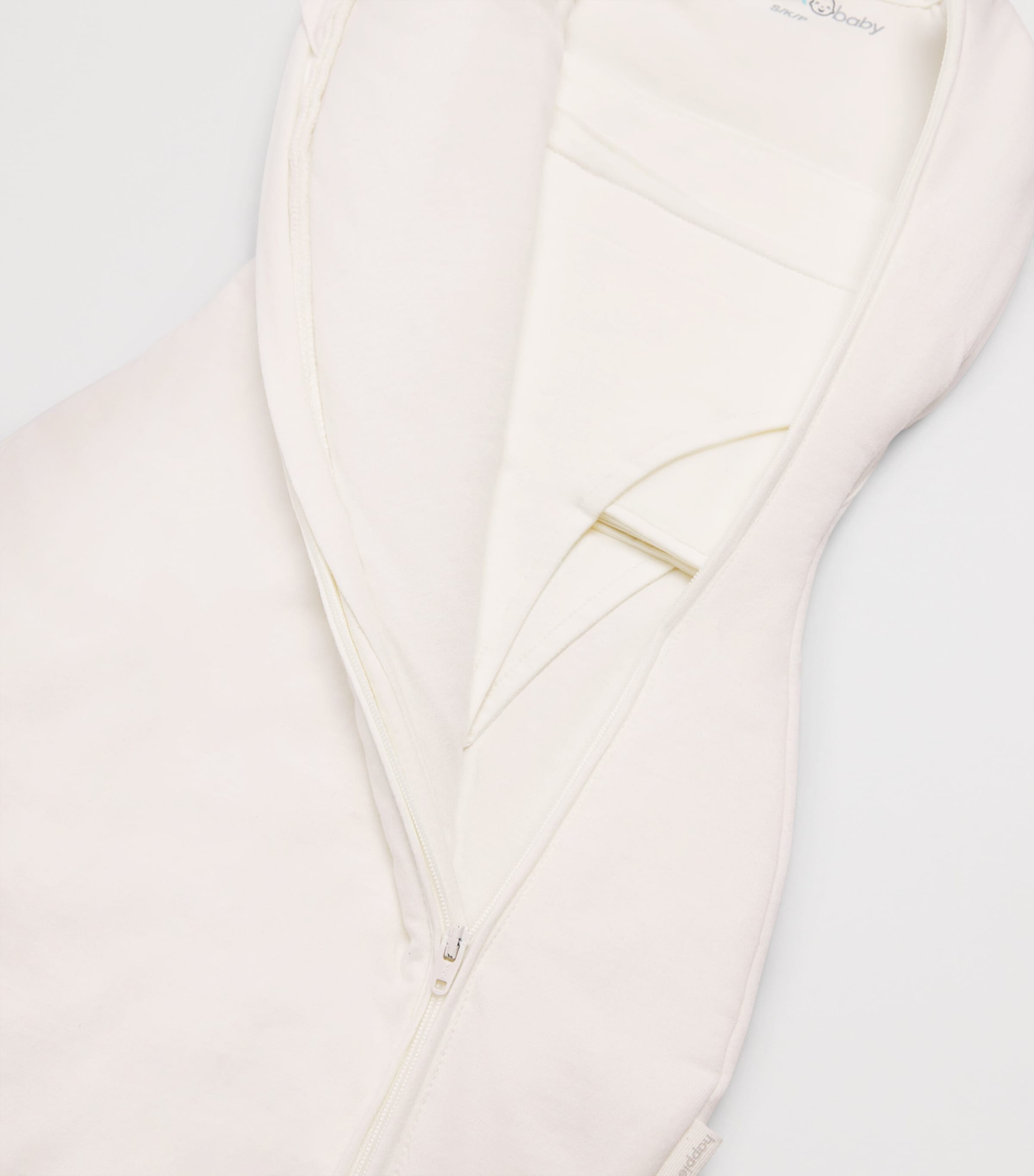 Organic Cotton Sleepea Comforter Swaddle WHITE Image 4